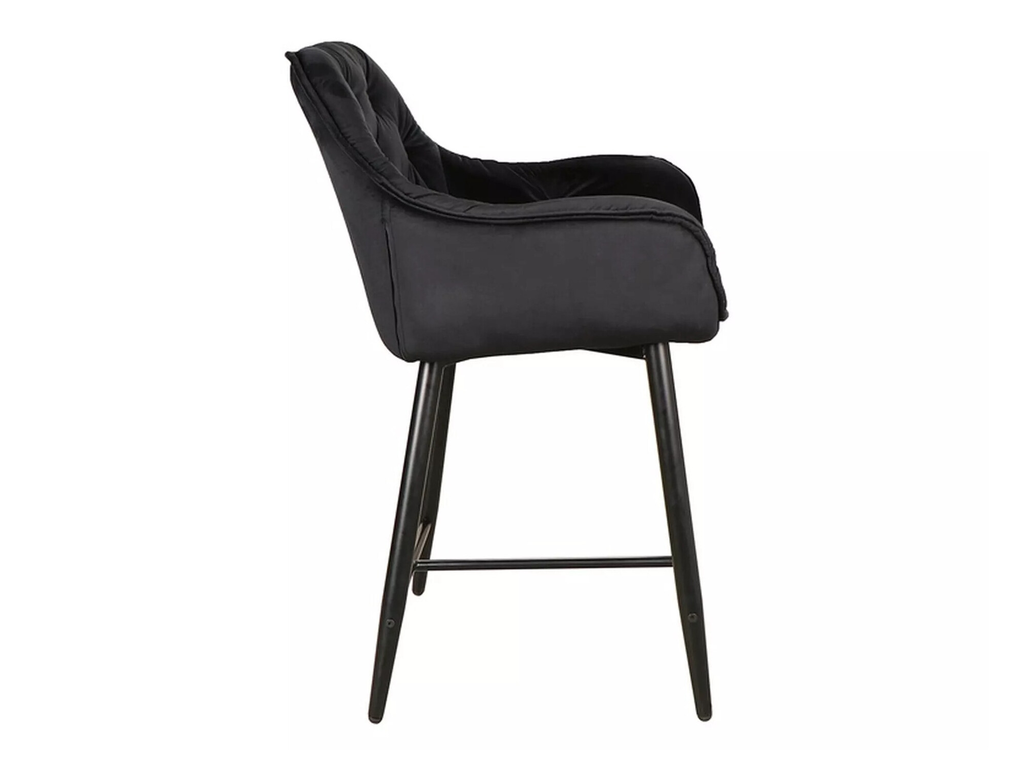 Chaise de bar mi-hauteur Detroit 362 (Noir)