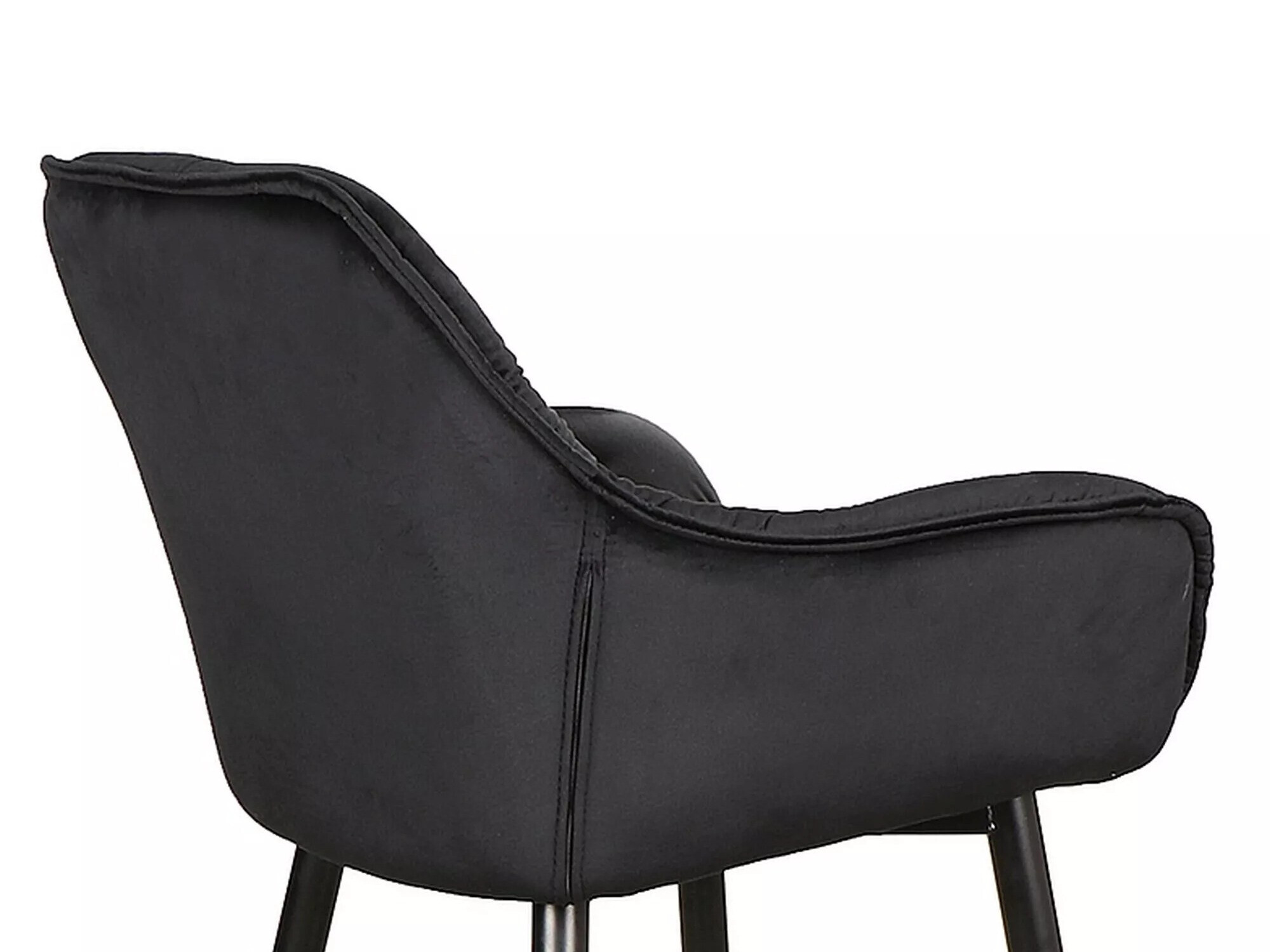 Chaise de bar mi-hauteur Detroit 362 (Noir)