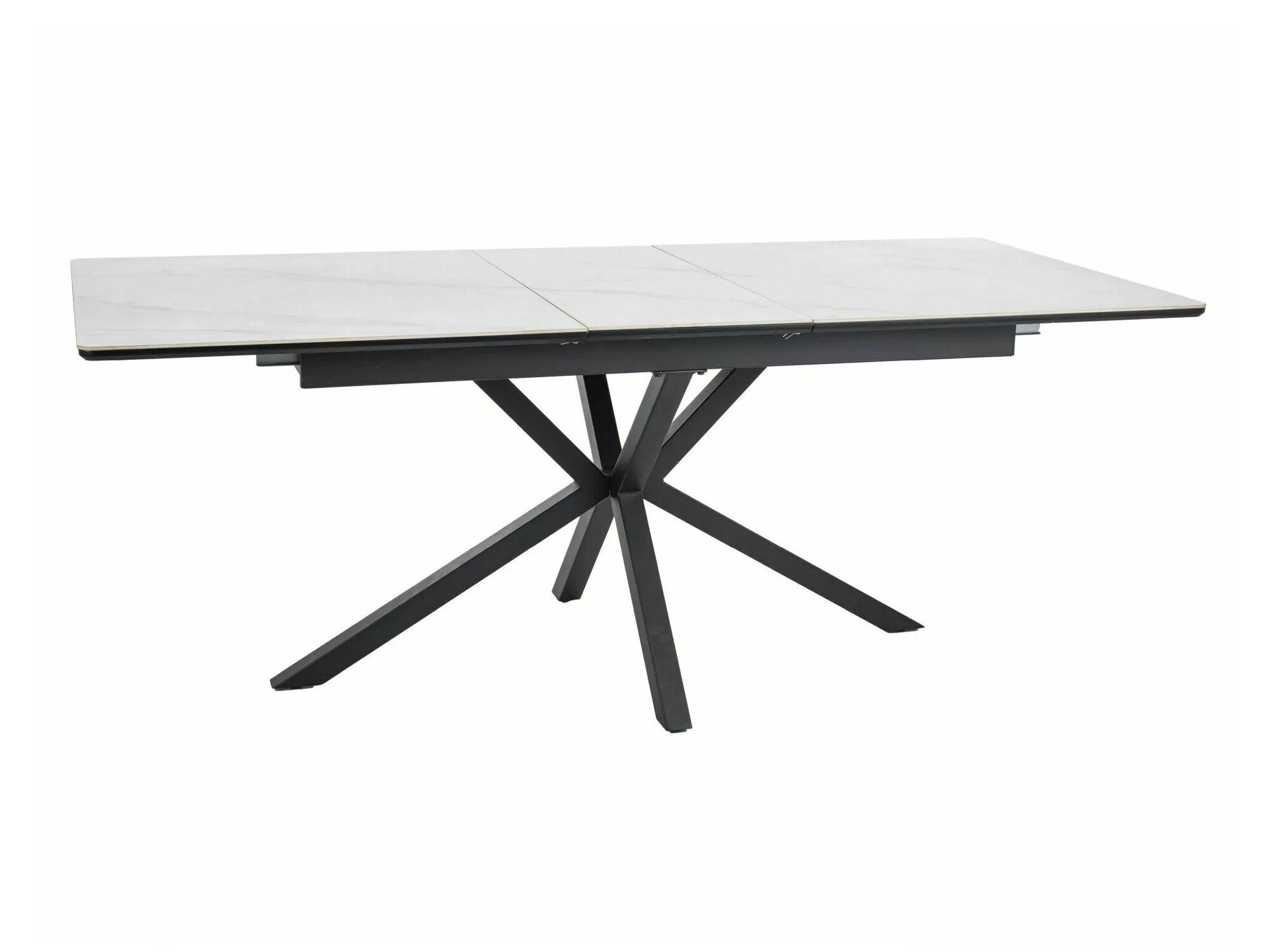 Table Detroit 374 (Marbre blanc + Noir)