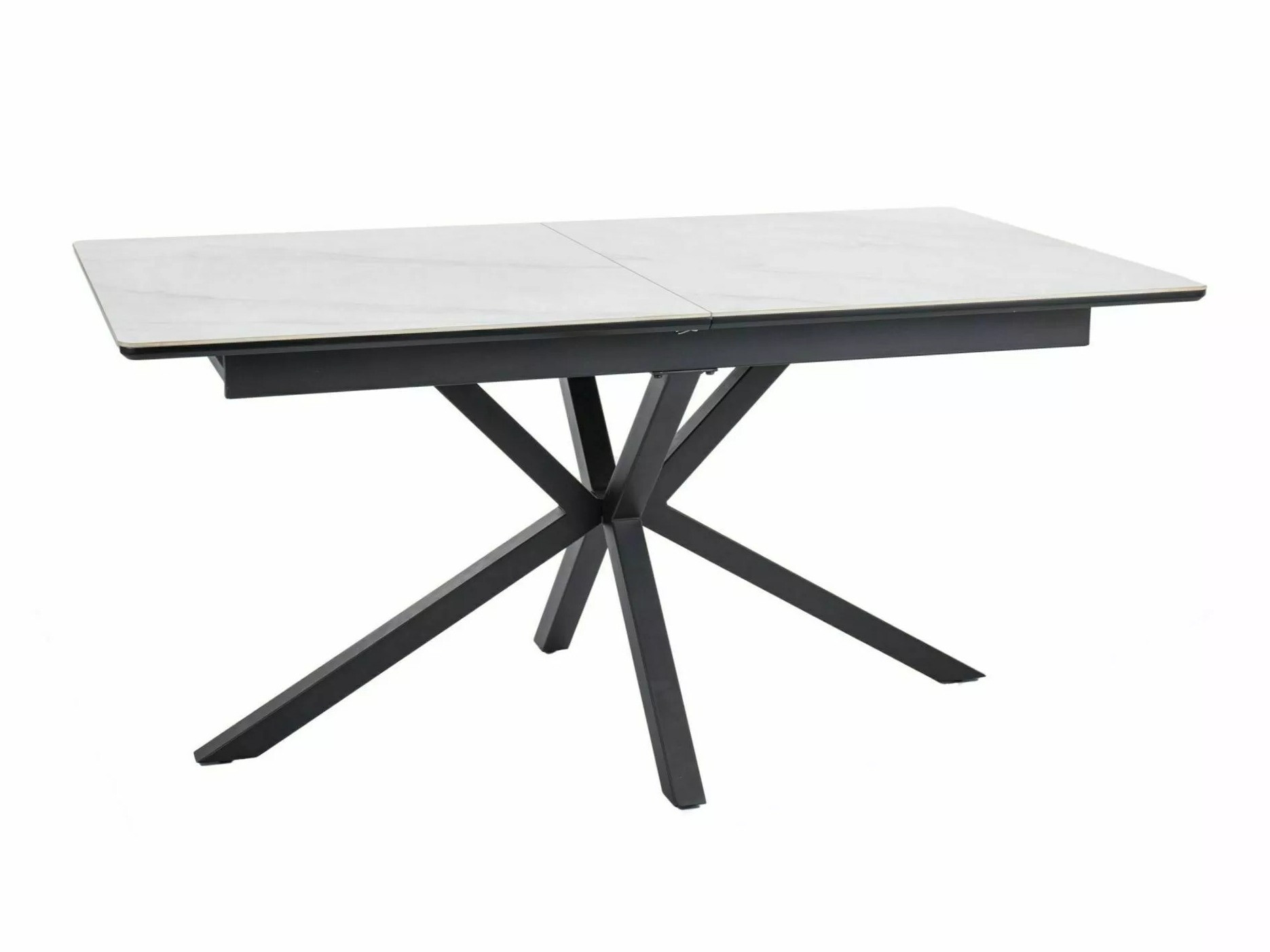 Table Detroit 374 (Marbre blanc + Noir)