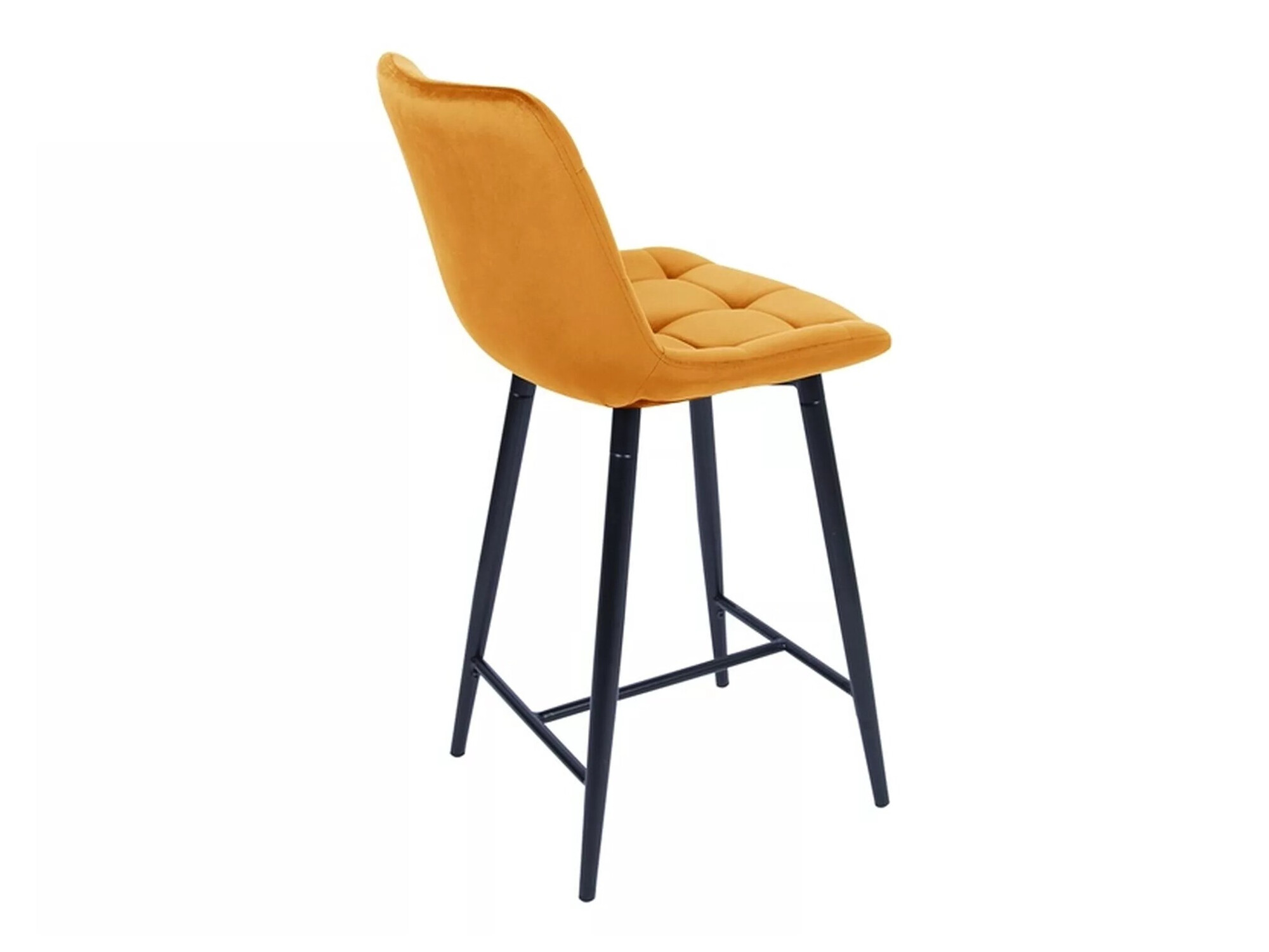 Chaise de bar mi-hauteur Detroit 393 (Jaune)