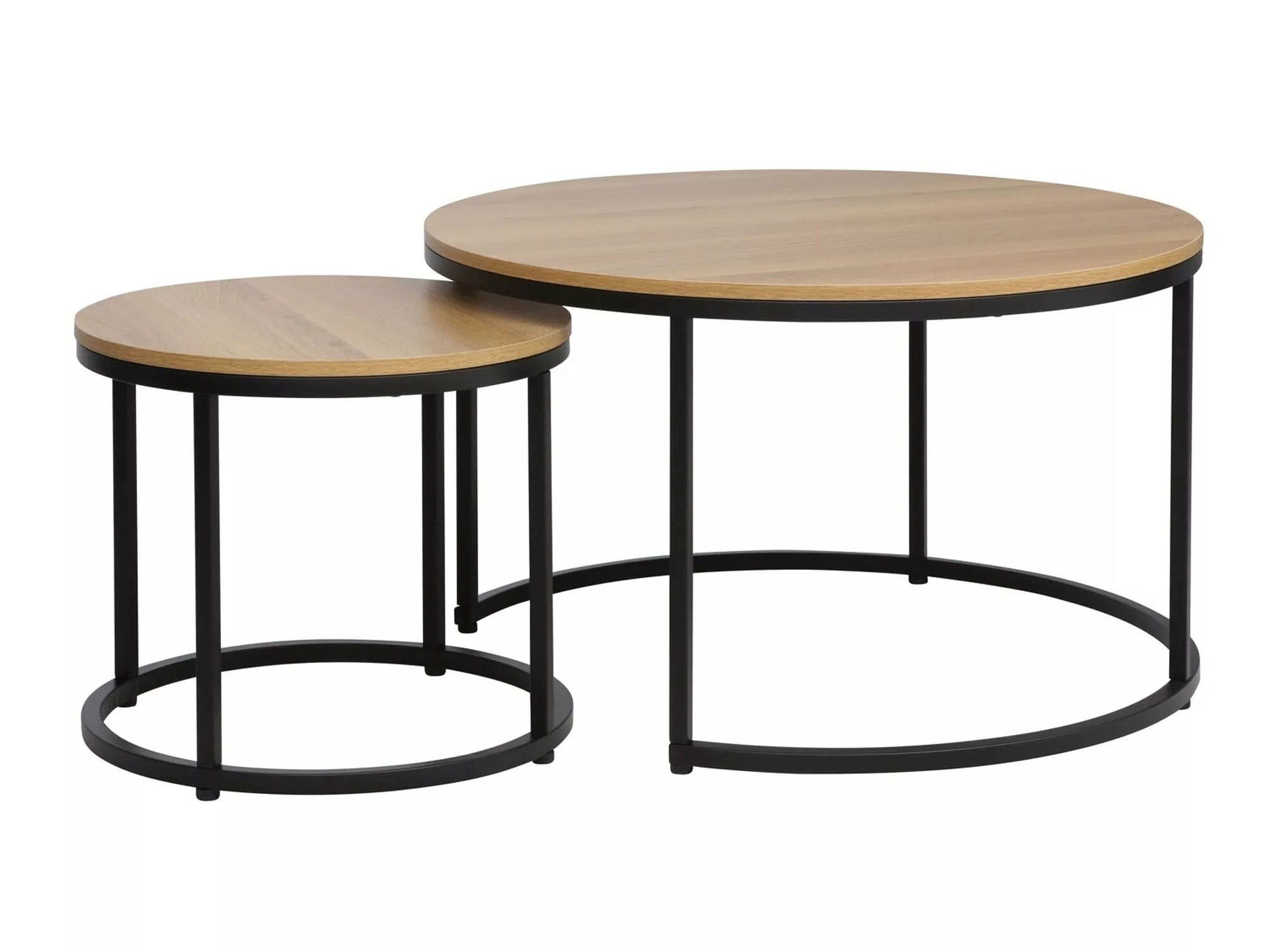 Ensemble tables basses Detroit 397 (Chêne)