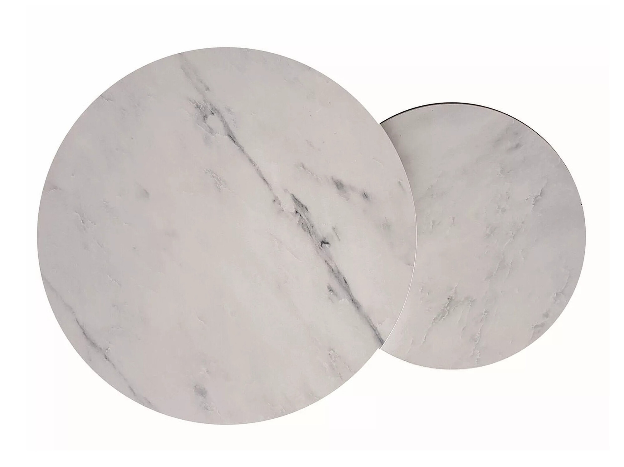 Ensemble tables basses Detroit 397 (Marbre blanc)