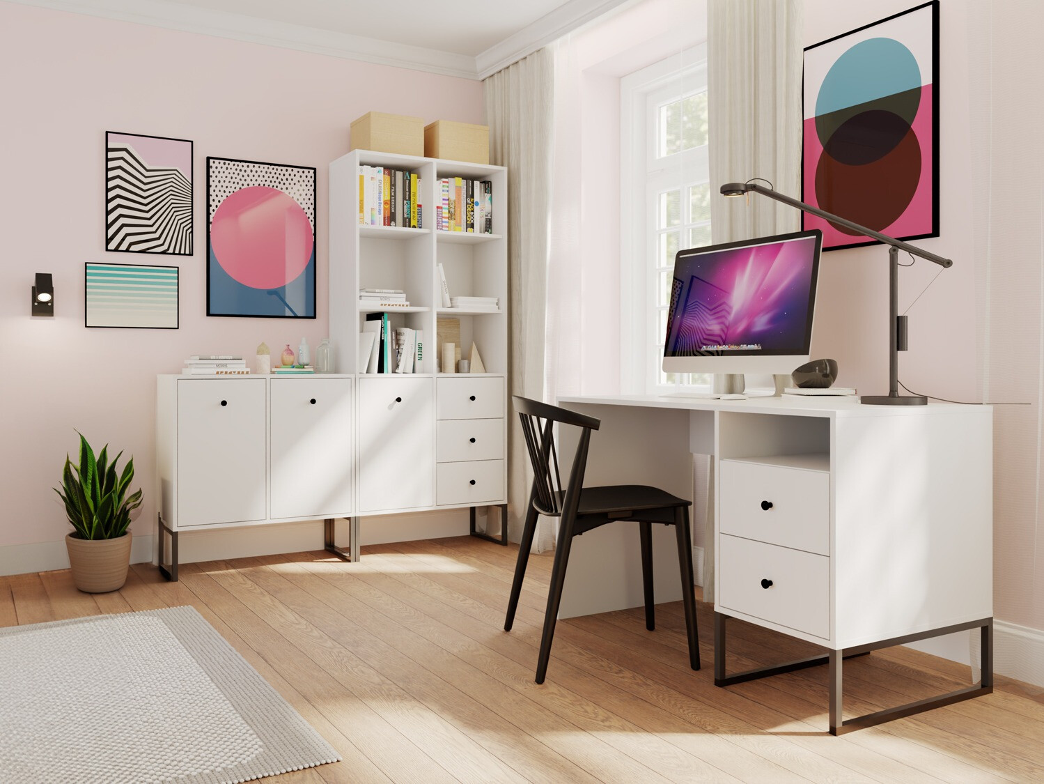 Étagère Dalferi 107 (Blanc)