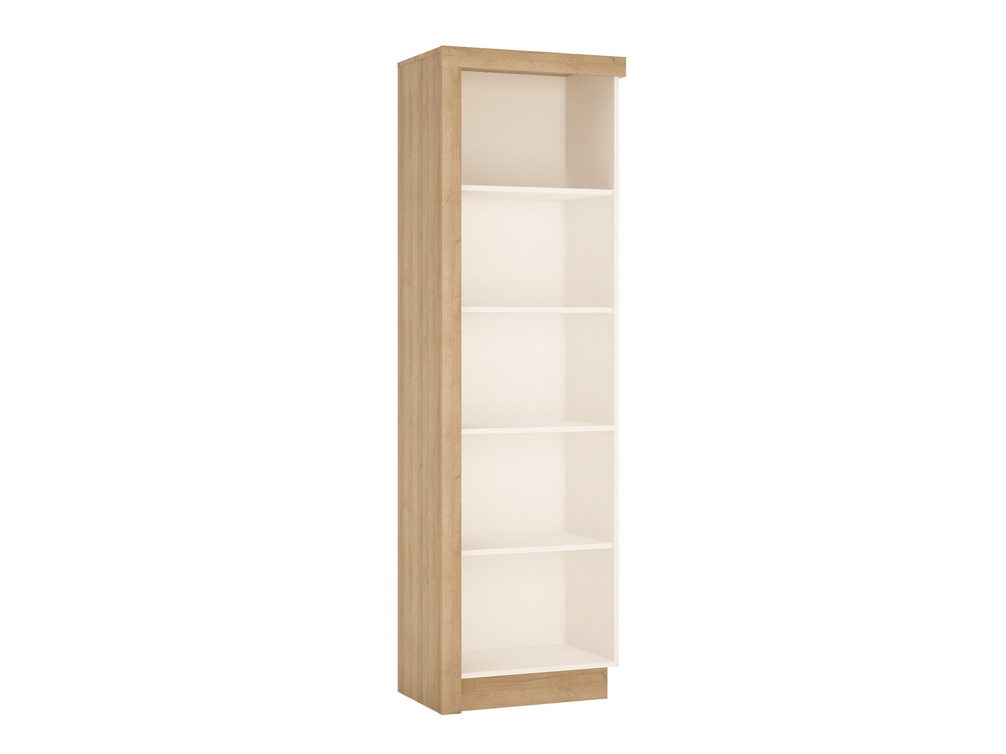 Étagère Feldeli 129 (Blanc + Chêne)