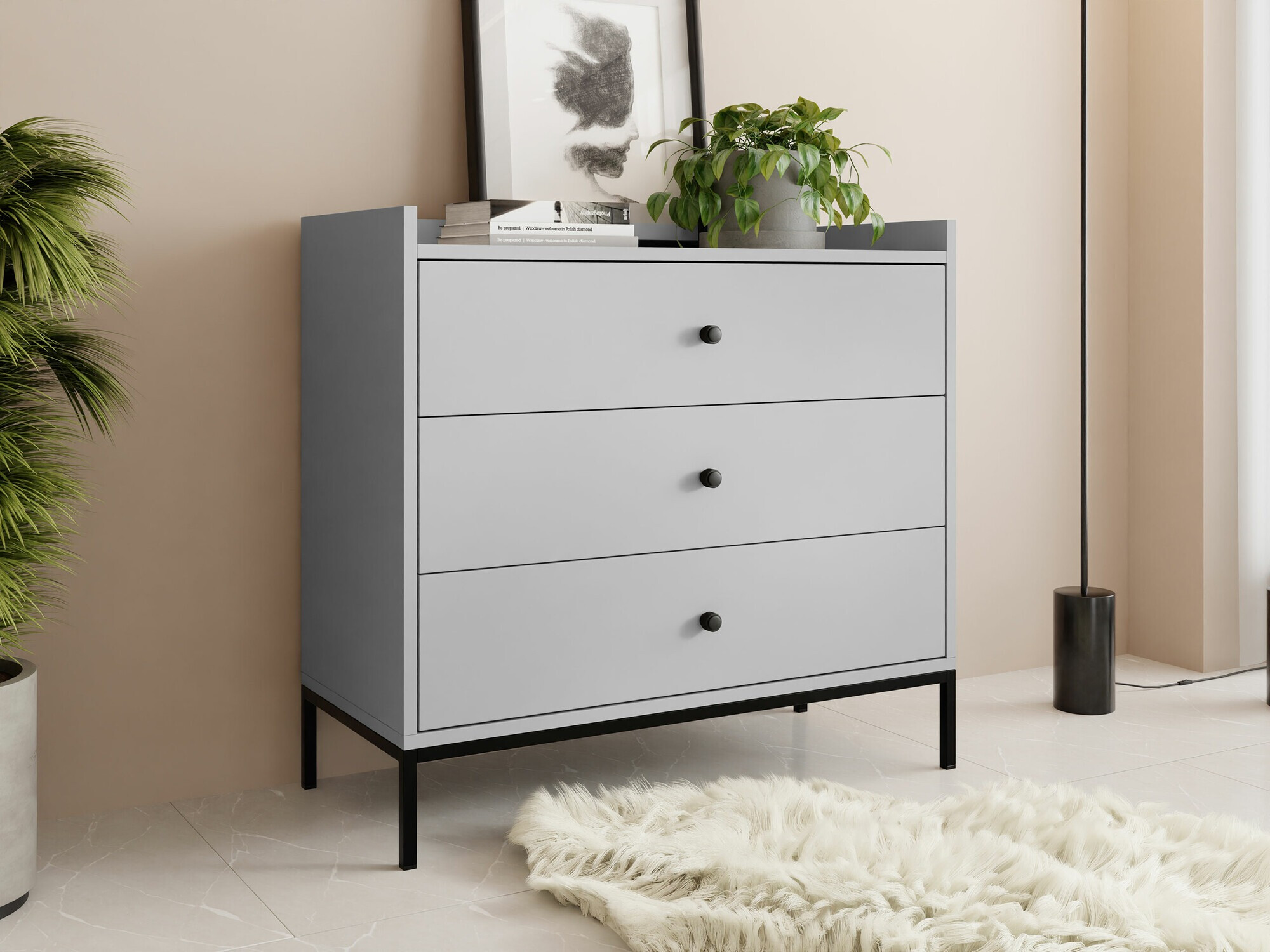 Commode Comfivo Apicula I (Gris)