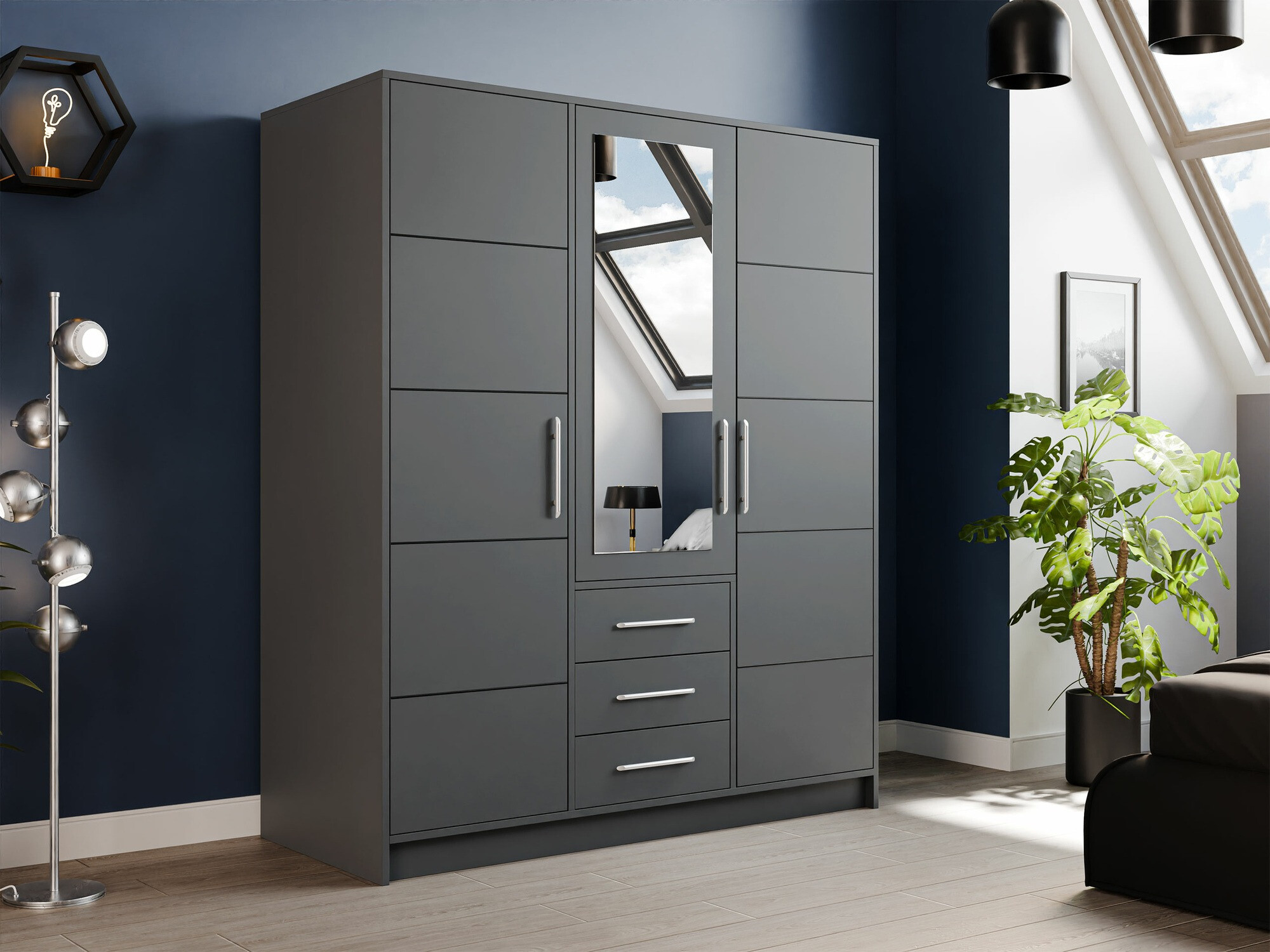 Armoire Dortivu II (Graphite)