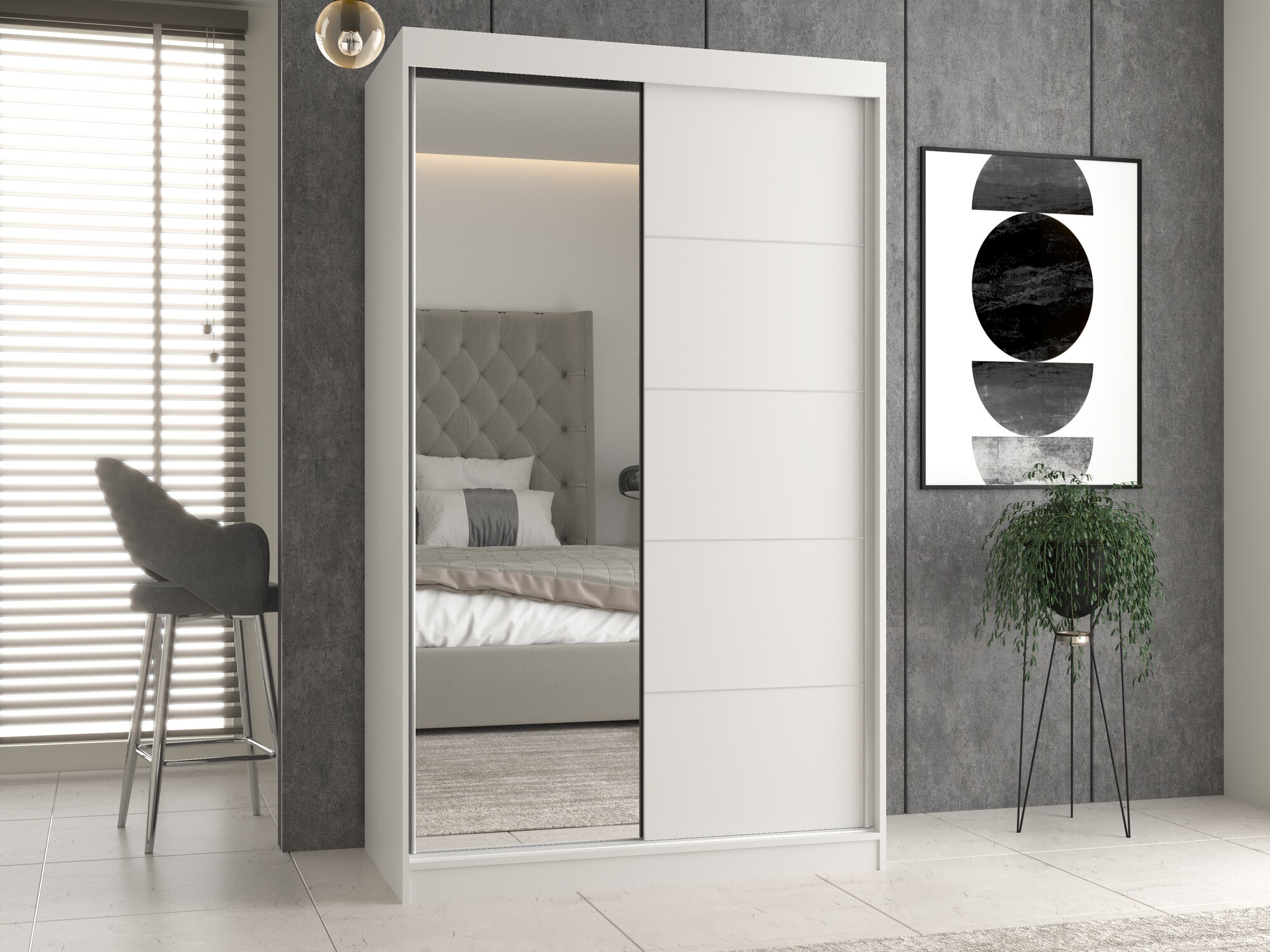 Armoire Mandeville 157 (Blanc)