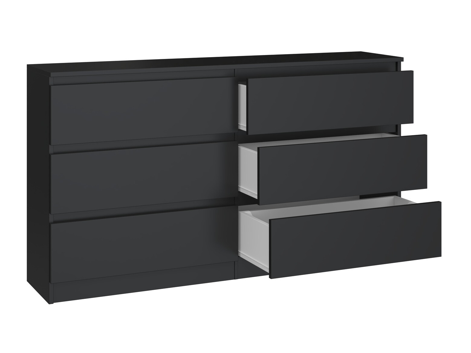 Commode Elbvelu 102 (Noir)