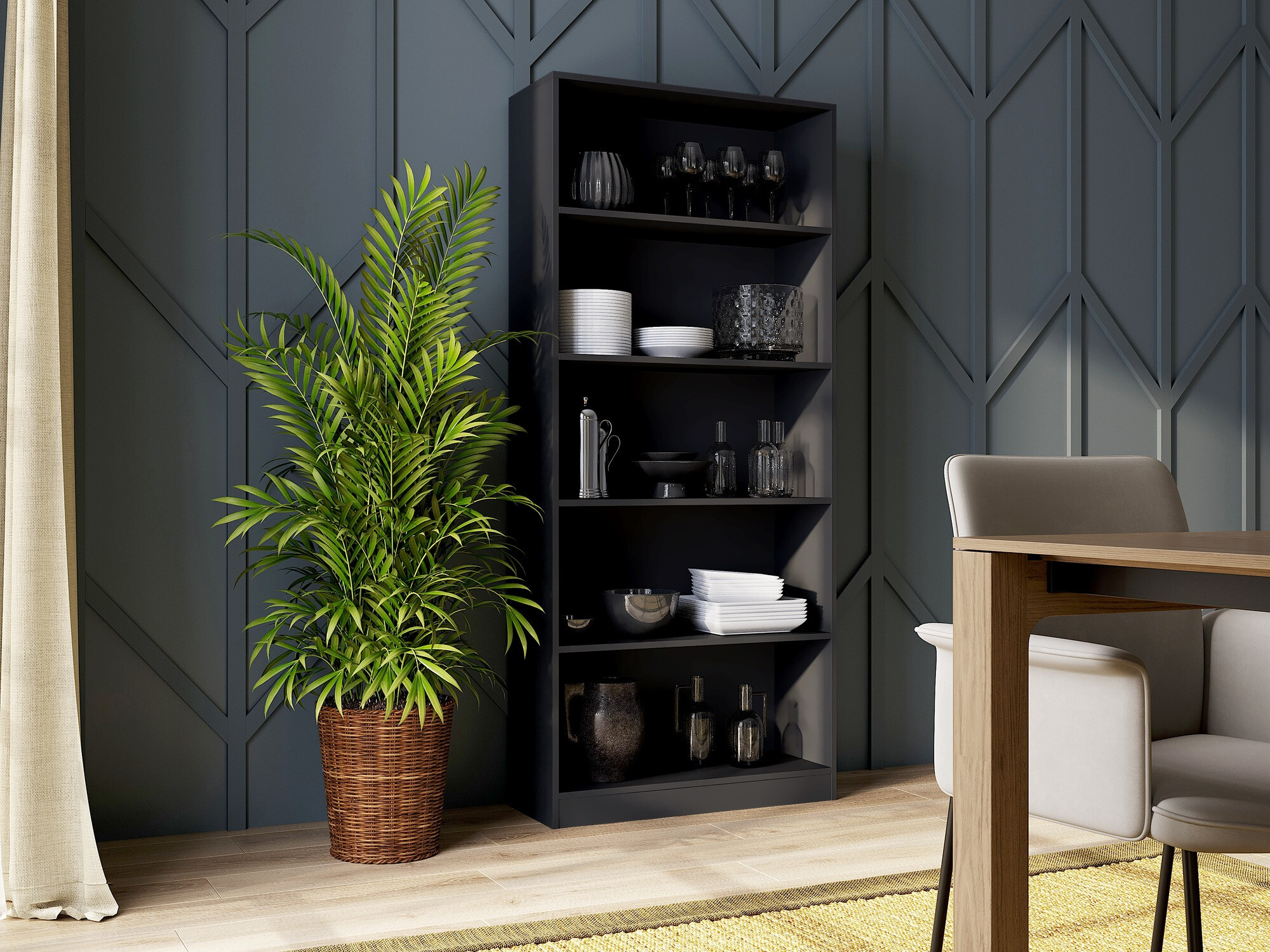 Étagère Mandeville 253 (Noir)