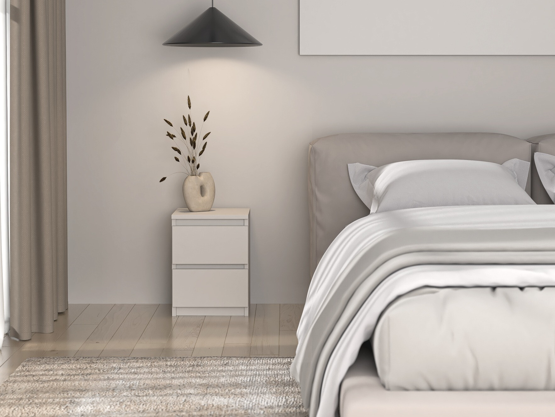 Table de chevet Elbvelu 107 (Cachemire)