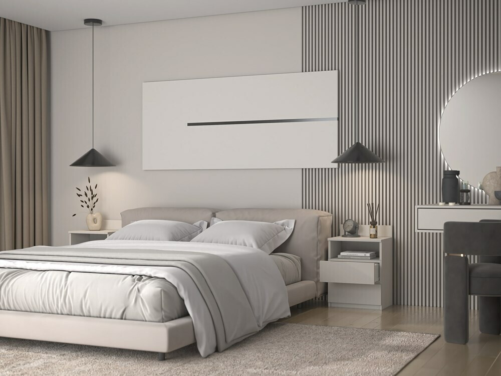 Table de chevet Elbvelu 119 (Cachemire)