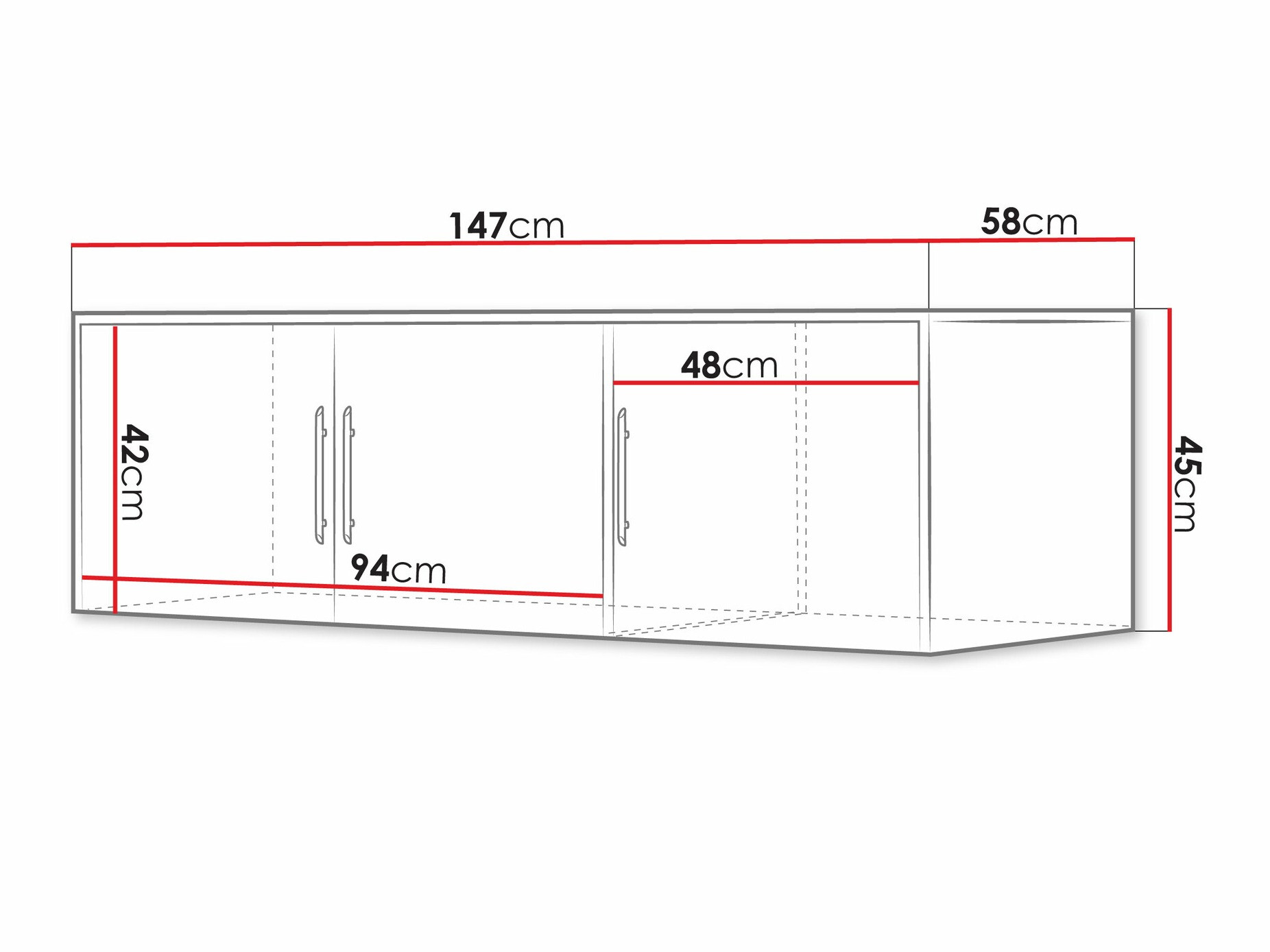 Buffet Dortivu 152 (Graphite)