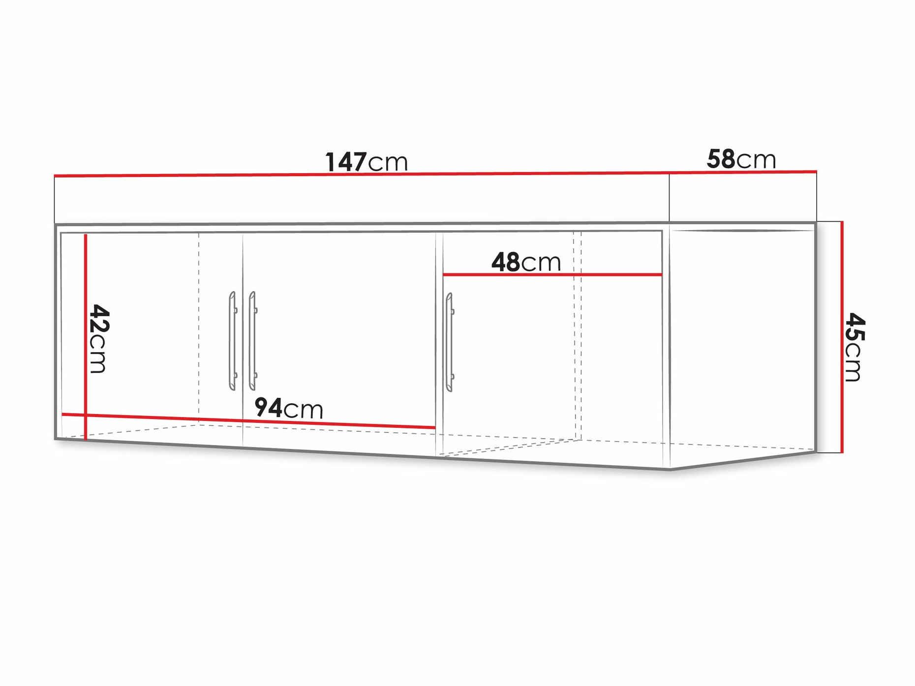 Buffet Dortivu I (Sonoma chêne)