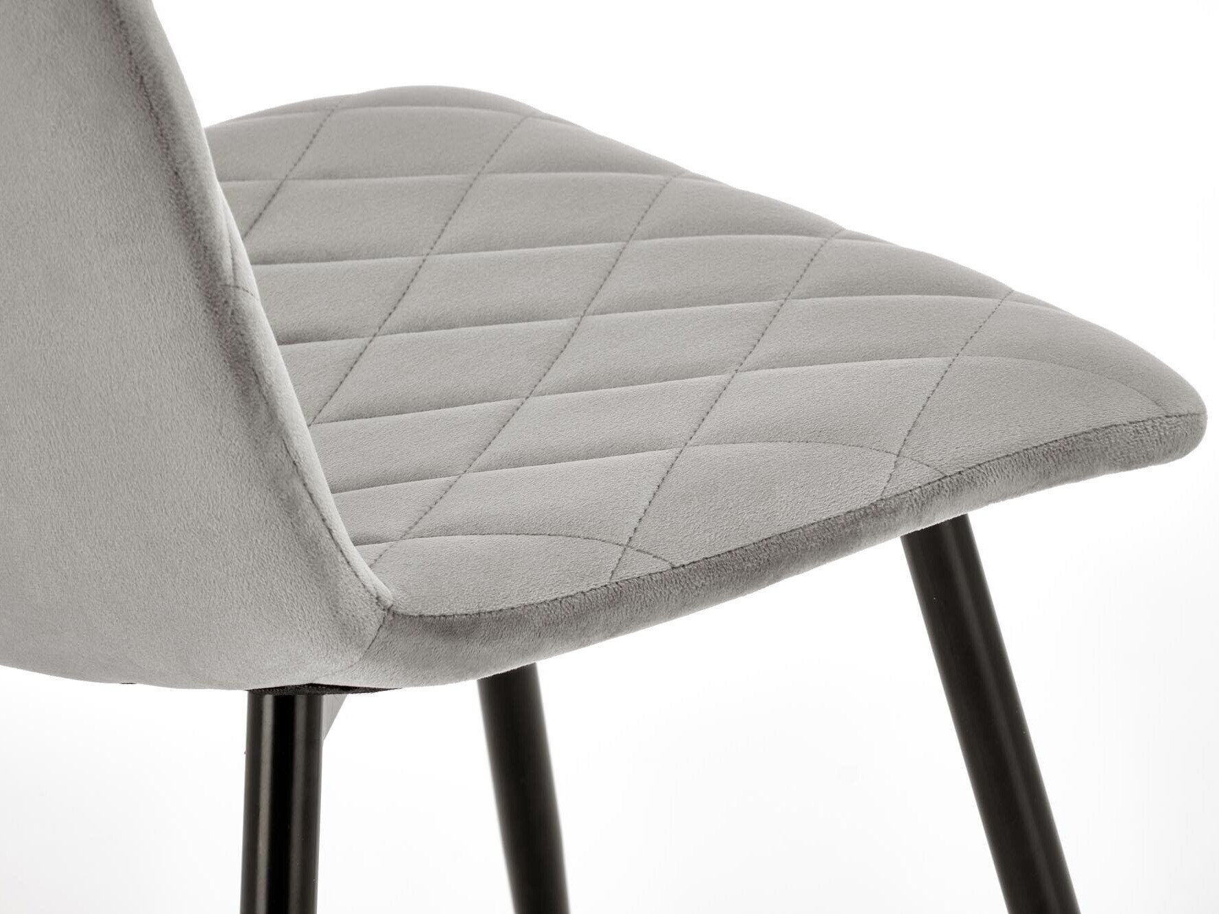 Chaise Houston 1731 (Gris + Noir)