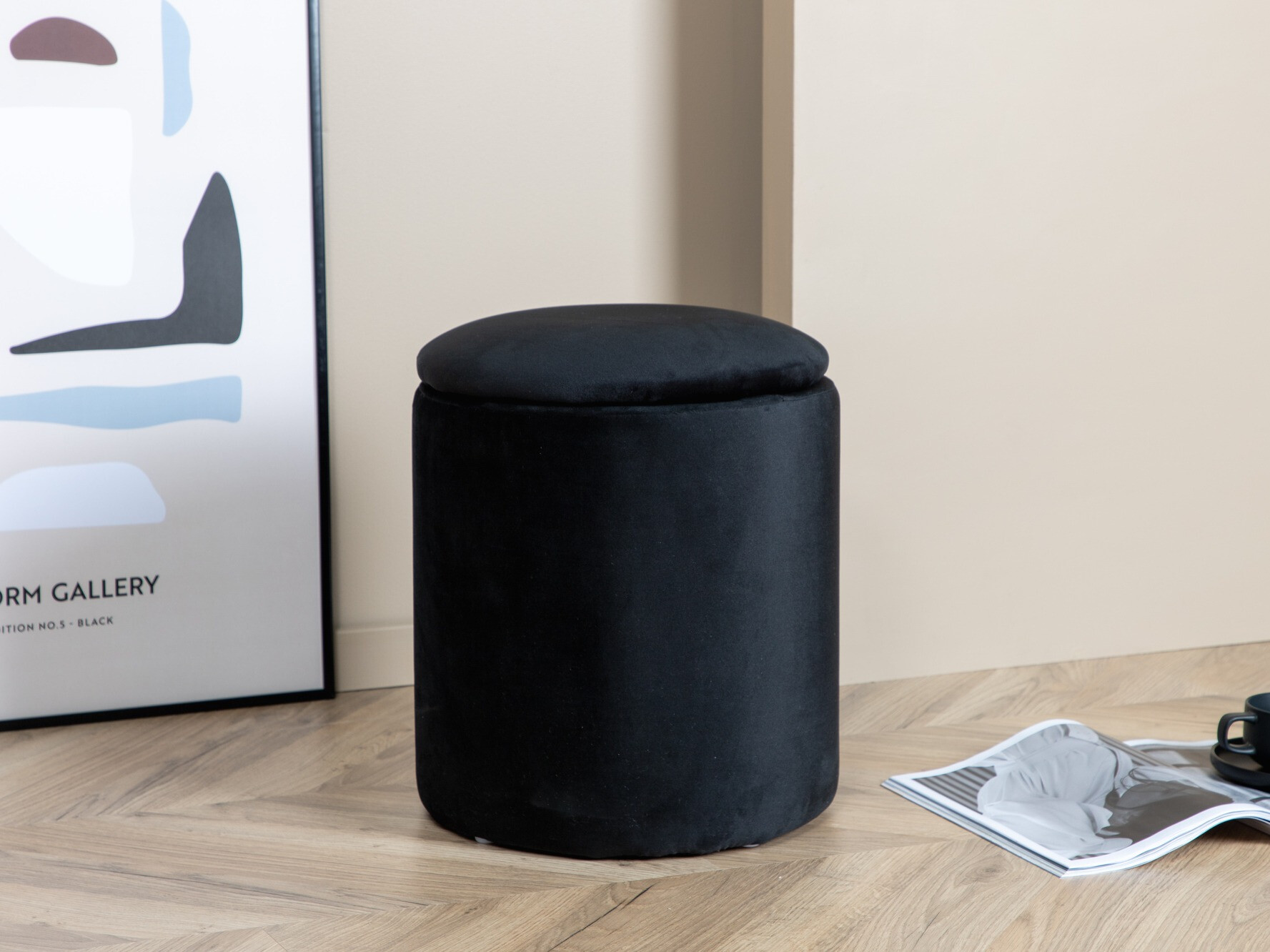 Pouf Dallas 2939 (Noir)