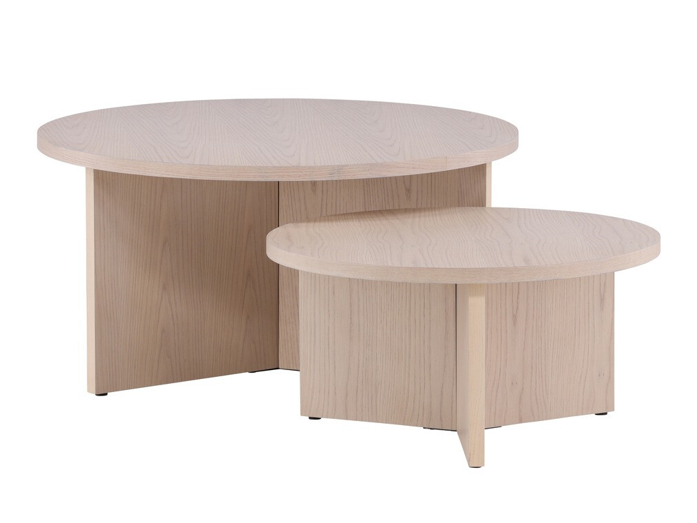 Ensemble tables basses Dallas 4475 (Clair bois)