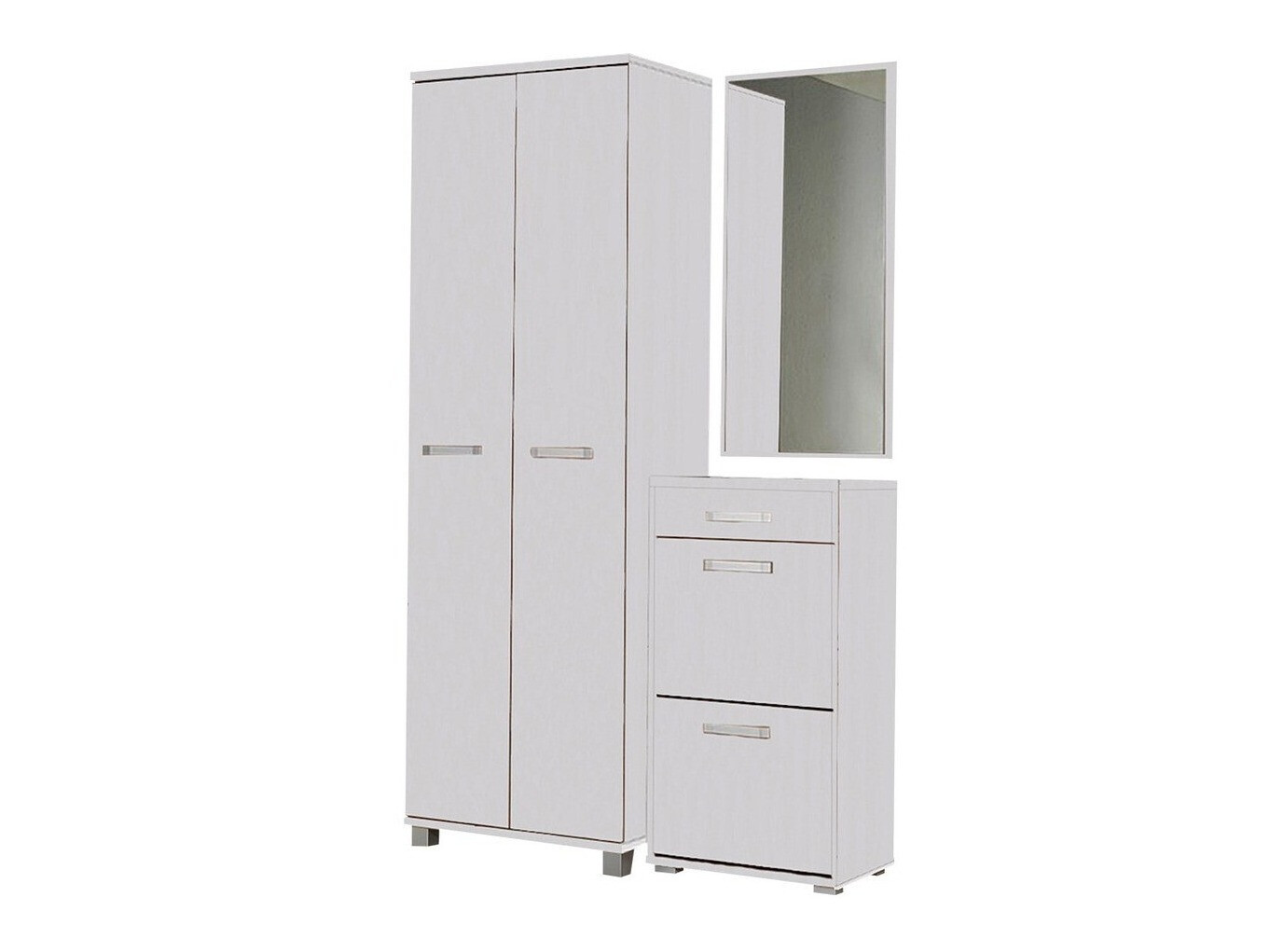 Ensemble de meubles d’entrée Cirevau 141 (Blanc)