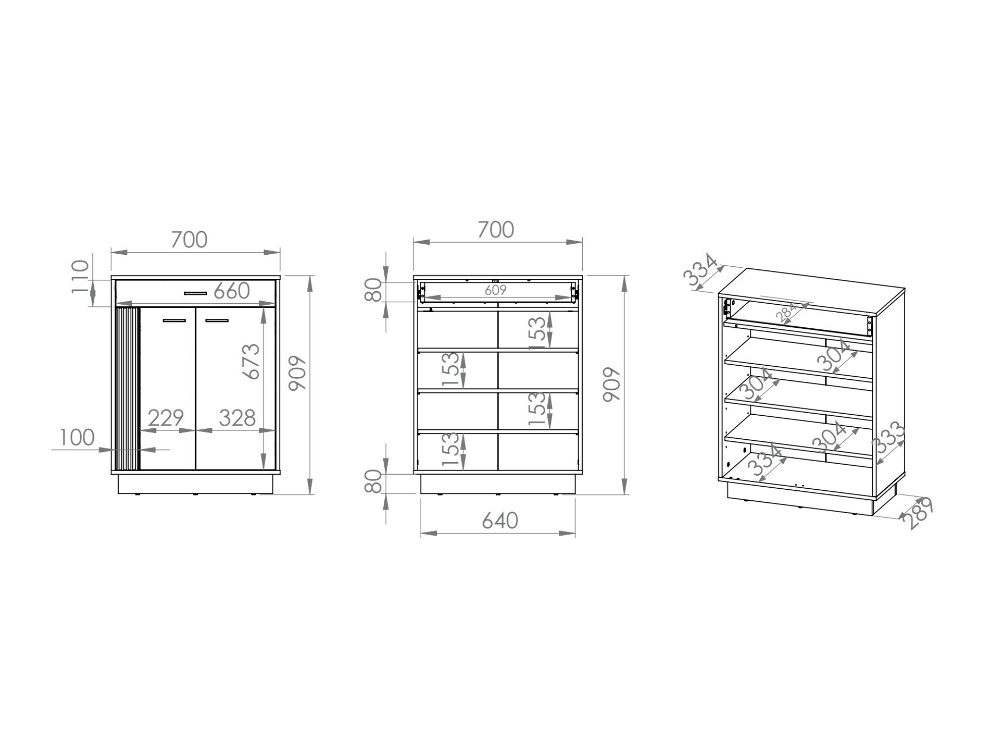 Meubles à chaussures Revcire 104