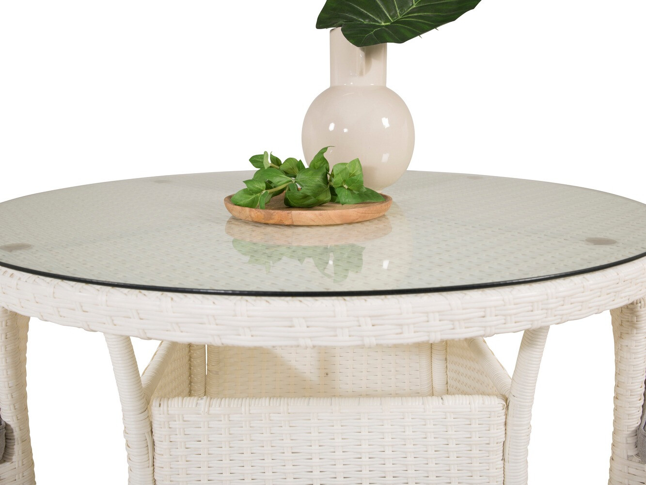 Table de jardin Dallas 666 (Blanc)