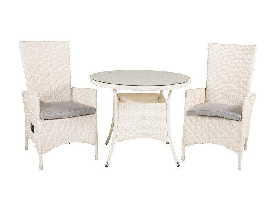 Table de jardin Dallas 666 (Blanc)