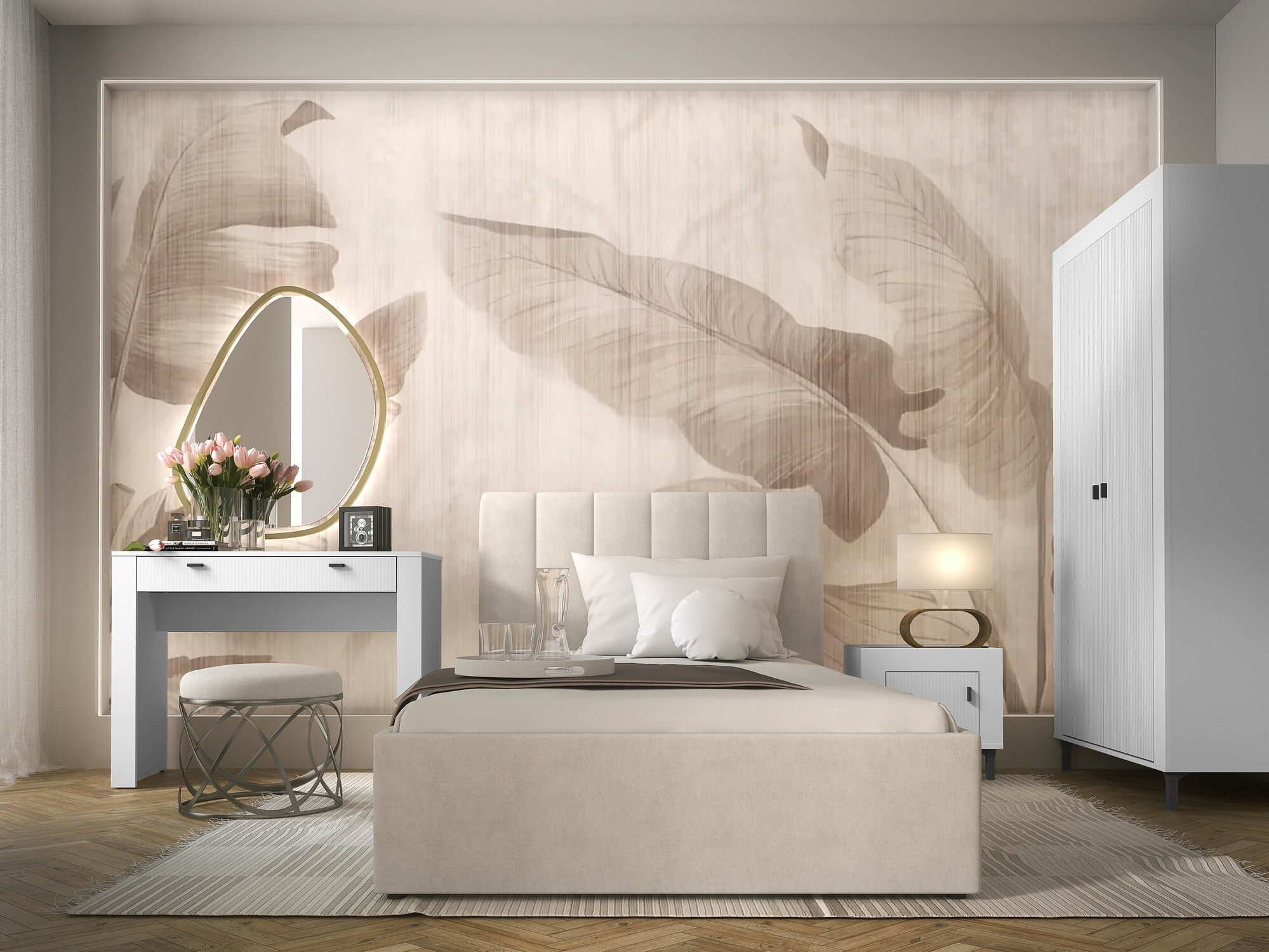Coiffeuse Mormavu 108 (Mat blanc)