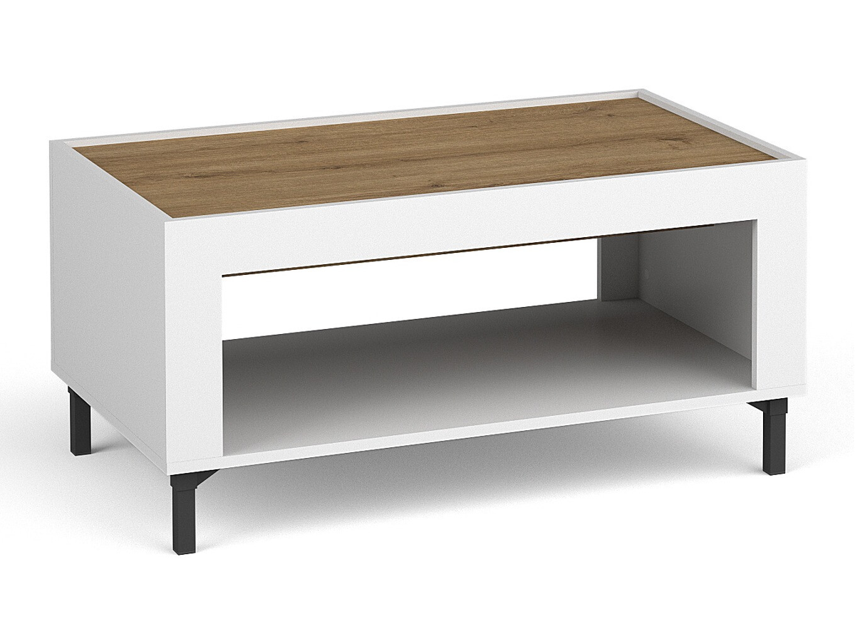 Table basse Mormavu 107 (Mat blanc)