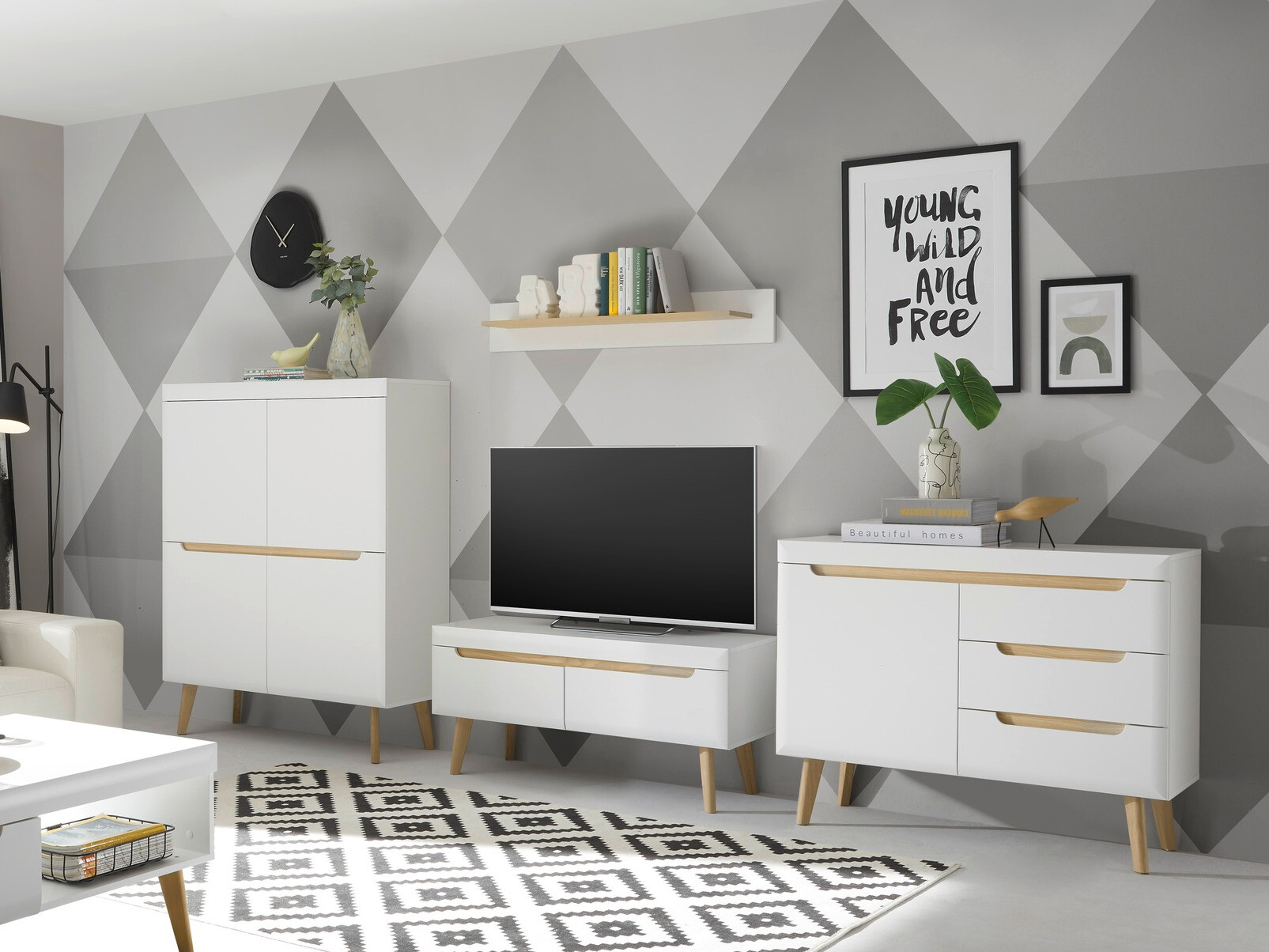 Commode Vircava 104 (Blanc)