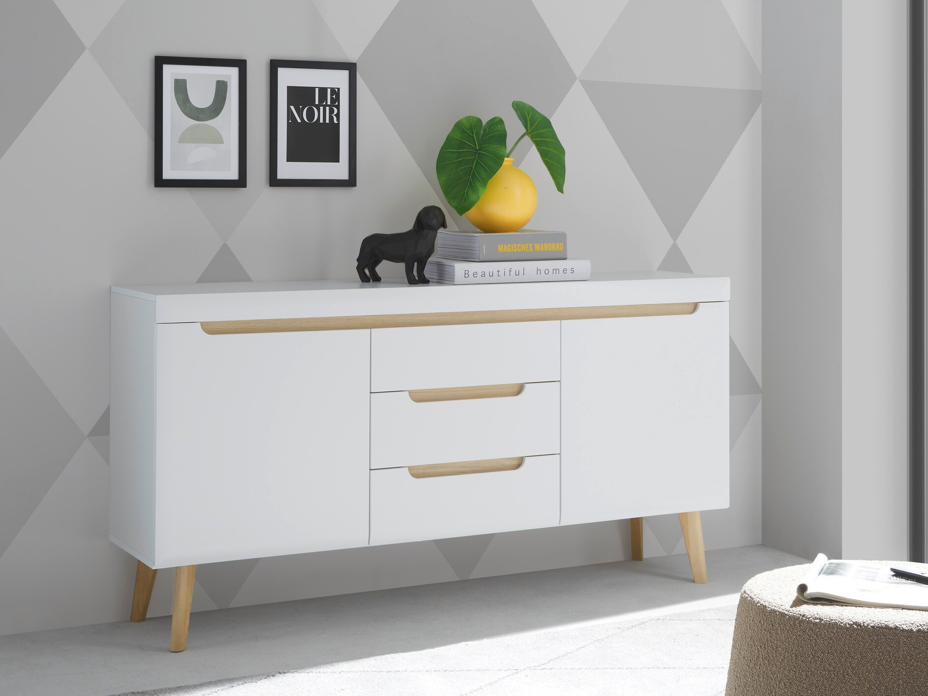 Commode Vircava 105 (Blanc)