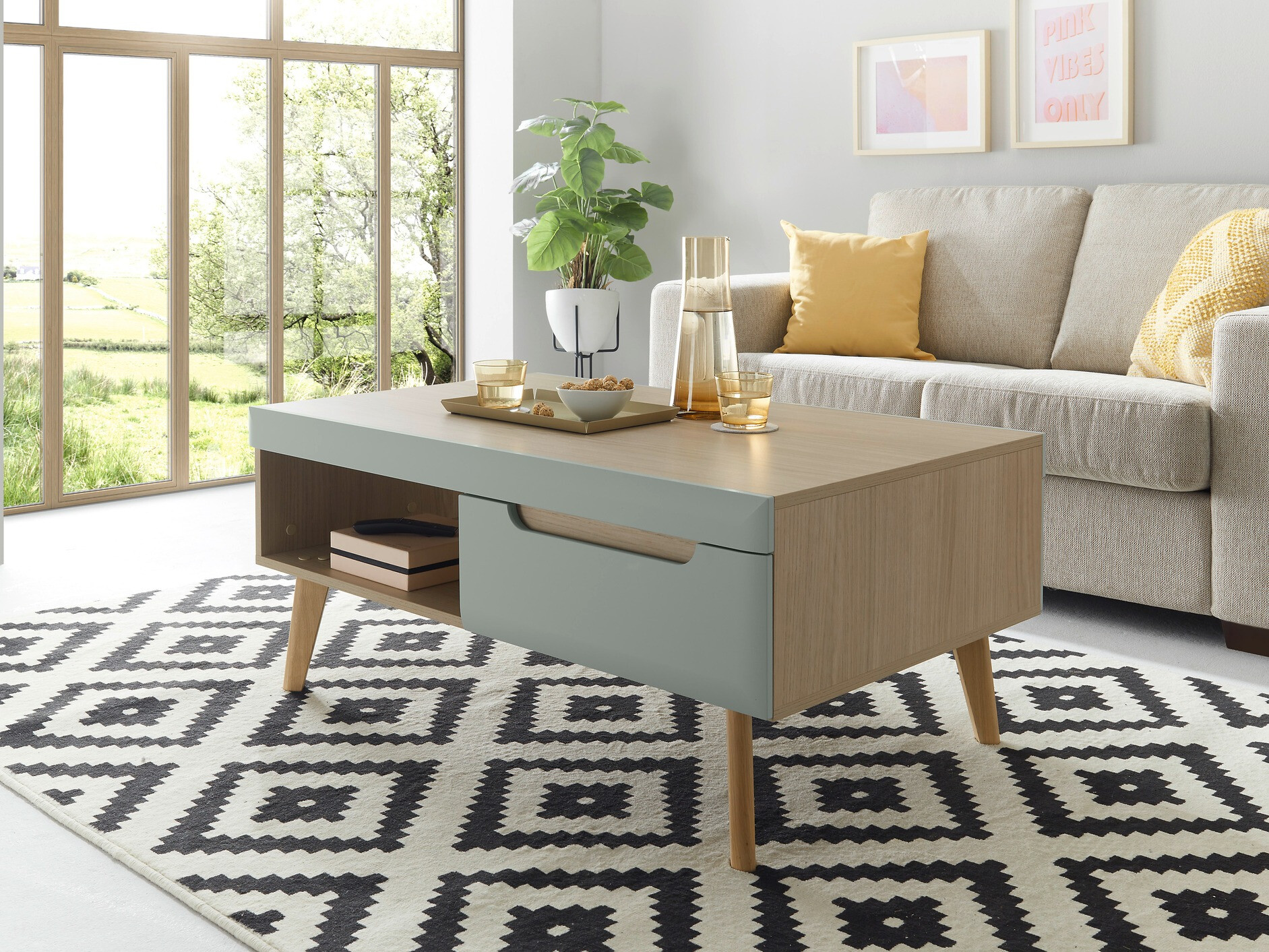 Table basse Vircava 107 (Vert clair)