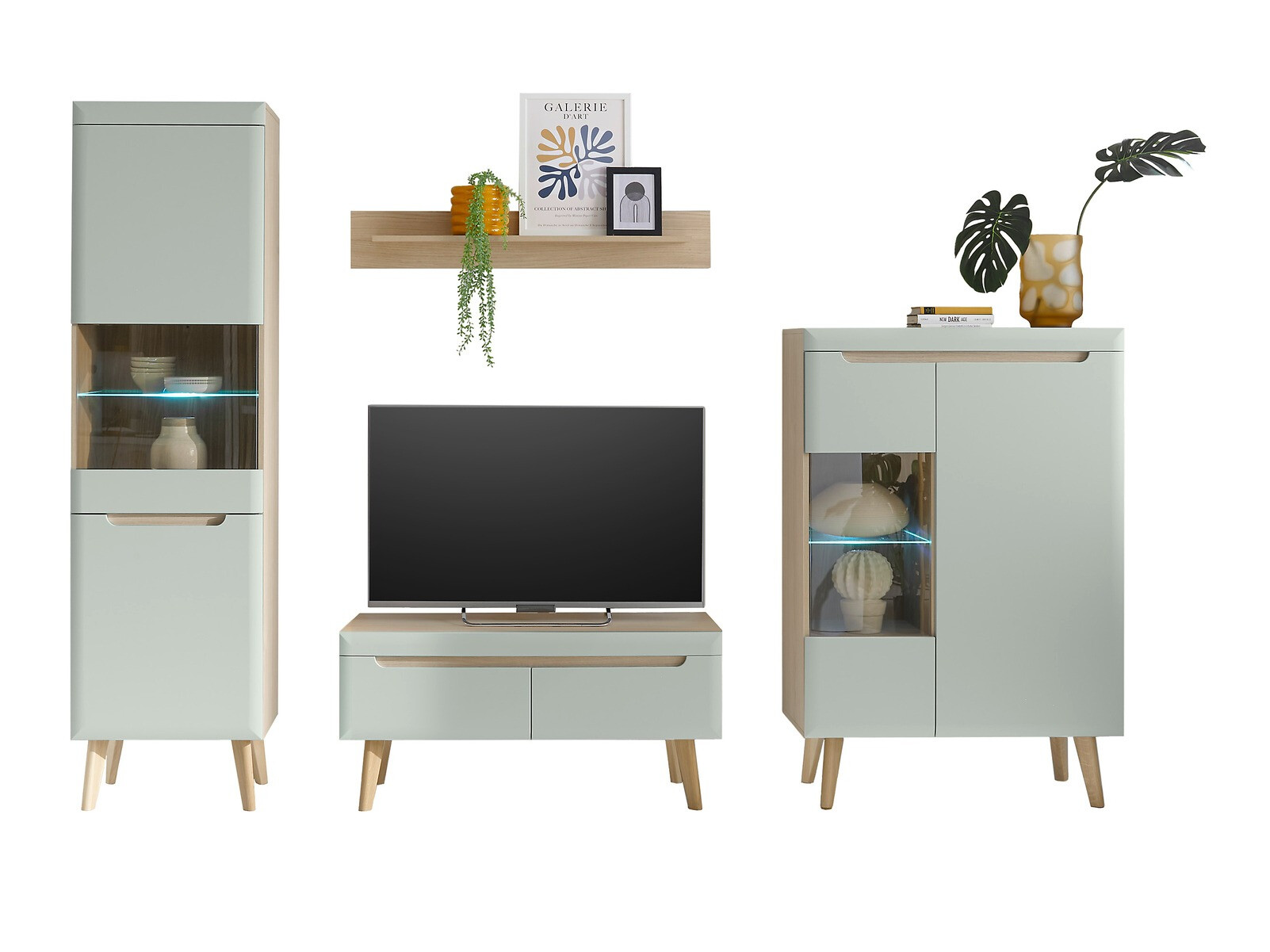 Ensemble de salon Vircava 111 (Vert clair)