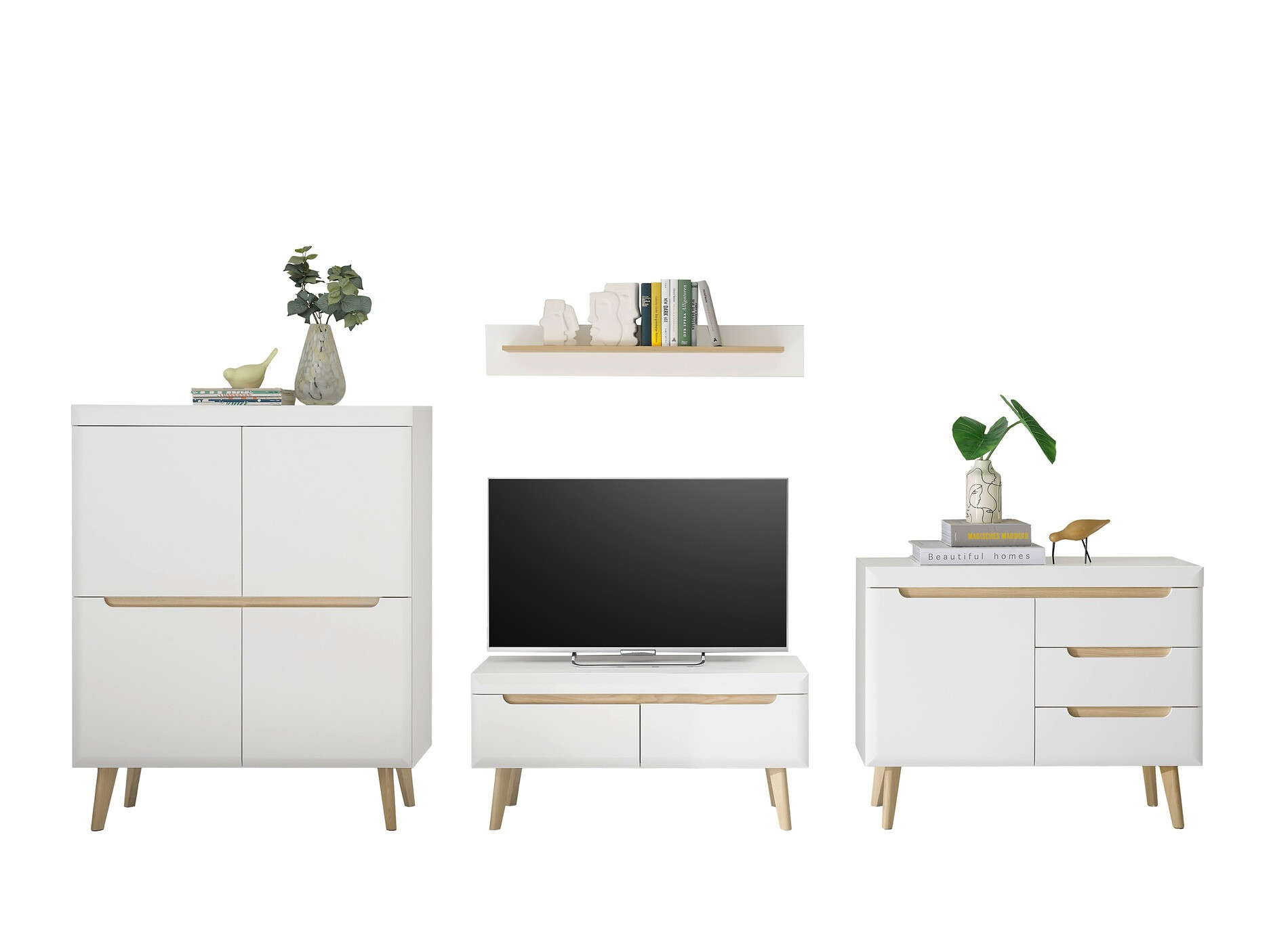 Ensemble de salon Vircava 115 (Blanc)