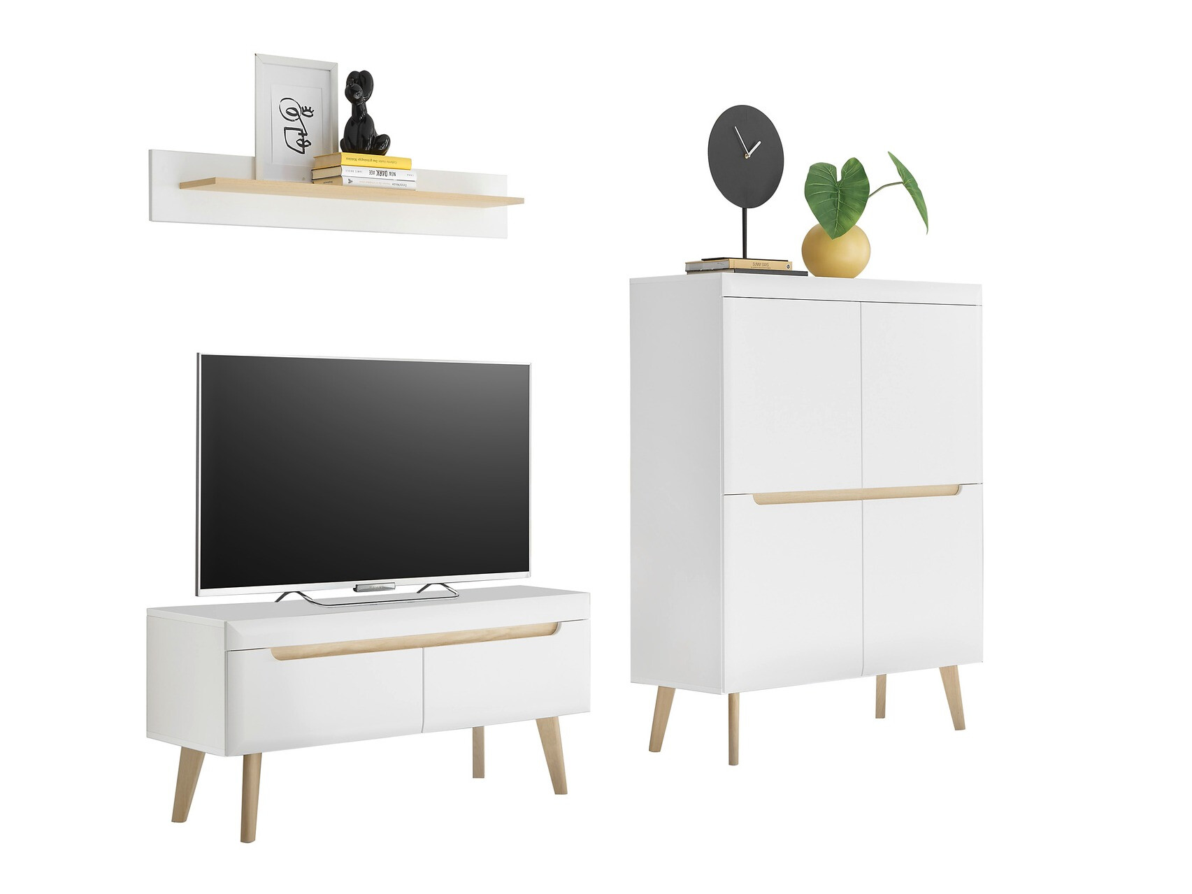 Ensemble de salon Vircava 115 (Blanc)