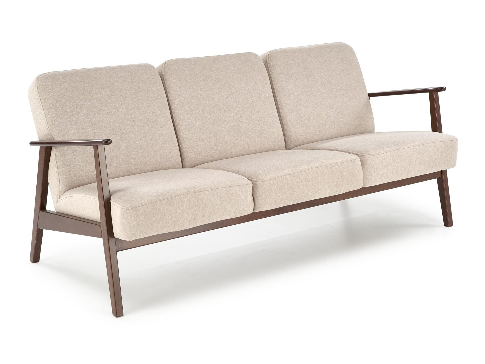 Canapé Houston 2117 (Beige + Noyer)