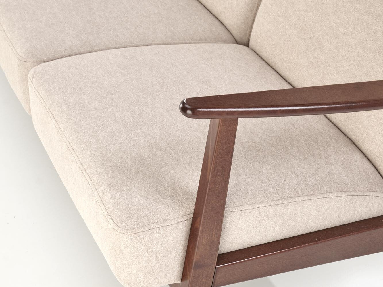 Canapé Houston 2117 (Beige + Noyer)