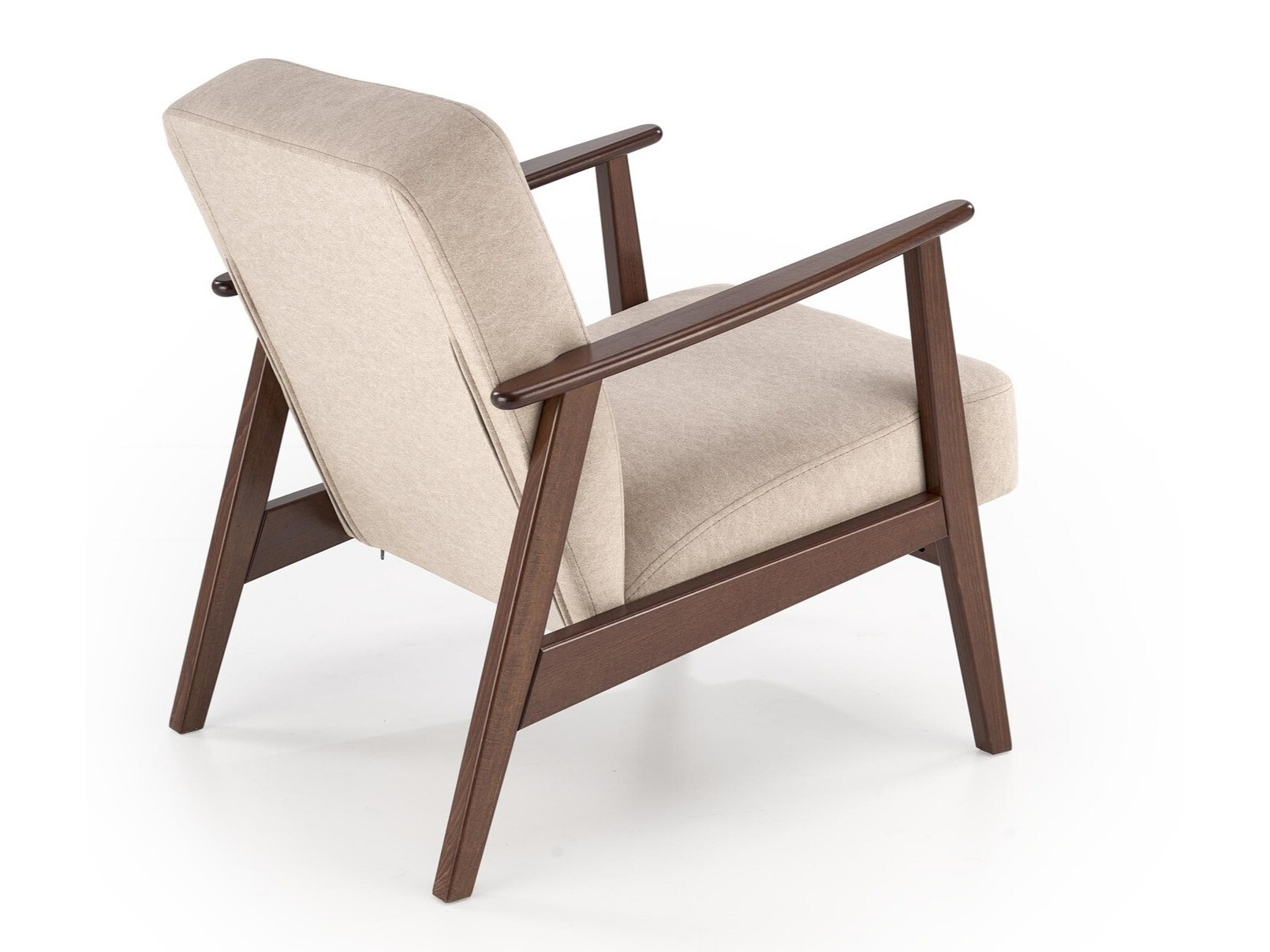 Fauteuil Houston 2116 (Beige + Noyer)