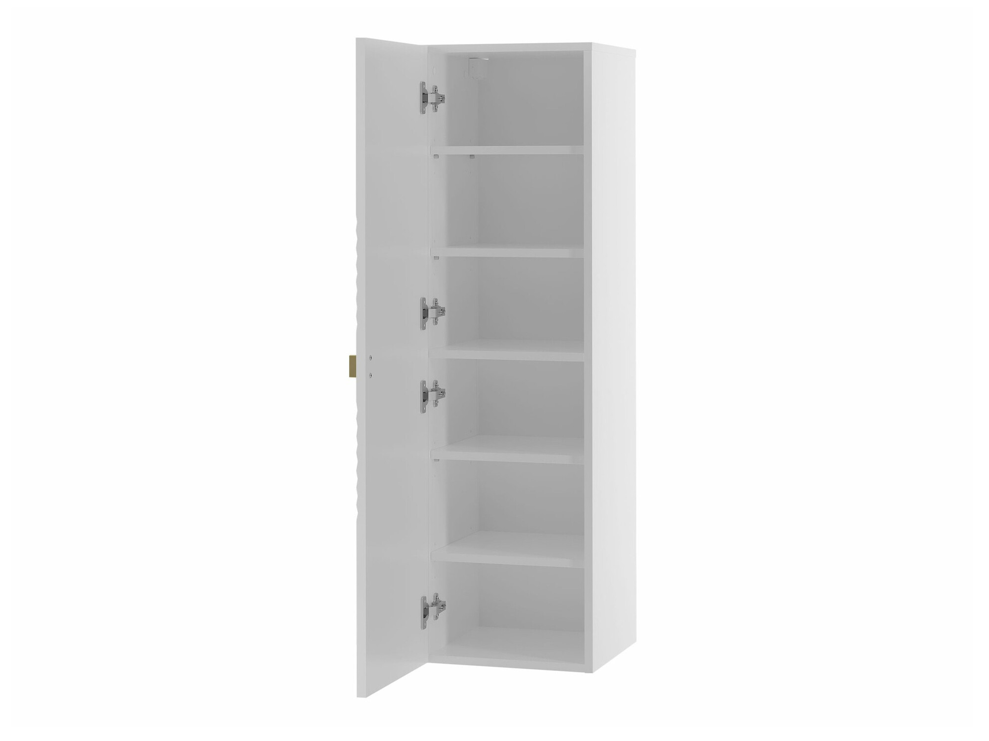 Armoire de salle de bain murale Natar (Noir + Noir brillant)