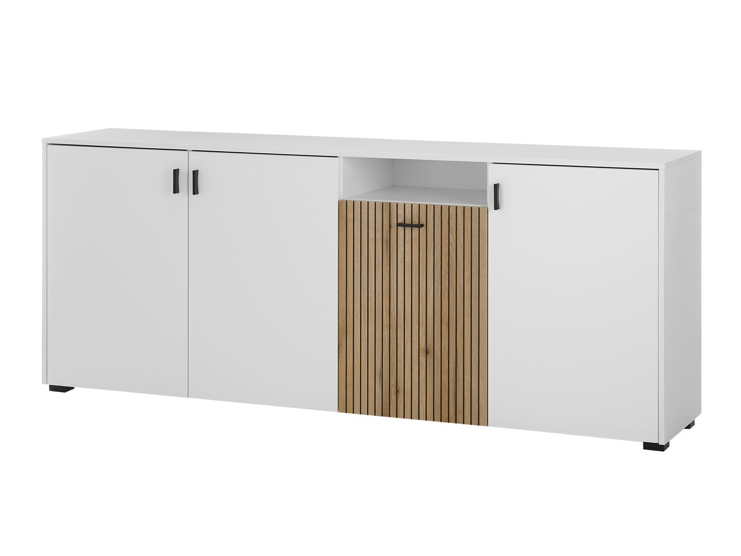 Buffet Belmelu 108 (Blanc + Chêne)