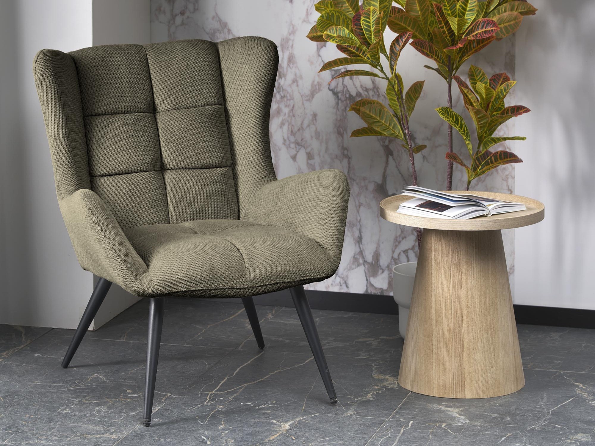 Fauteuil Houston 1756 (Olivier clair)