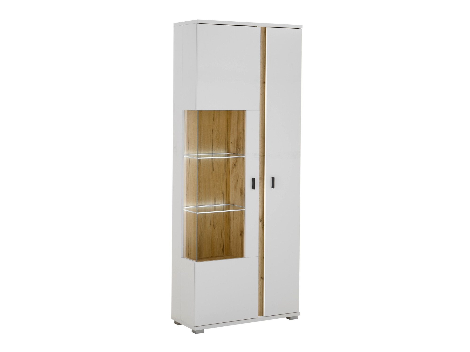 Étagère Avimavi 101 (Blanc + Chêne wotan)