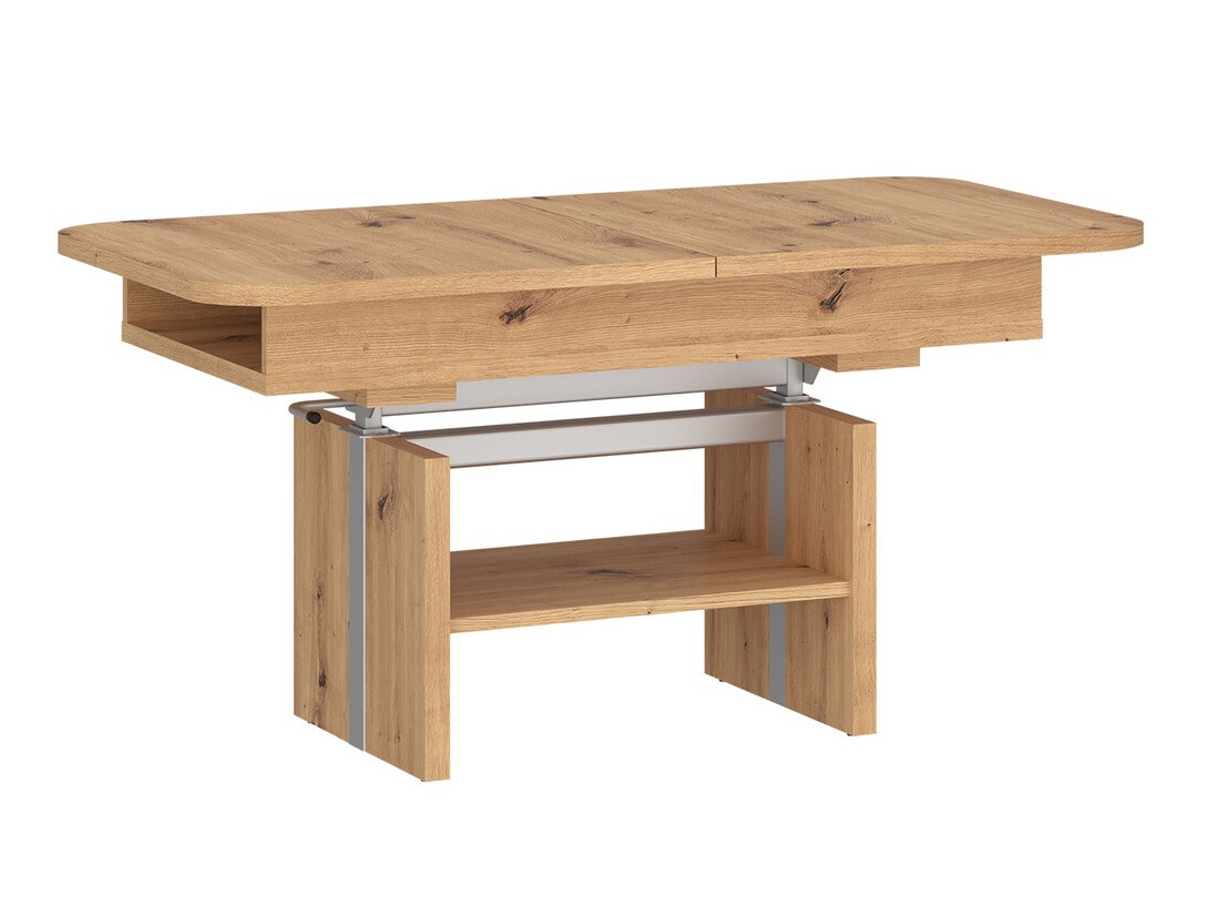 Table basse transformable Ontario 121 (Chêne Artisan)