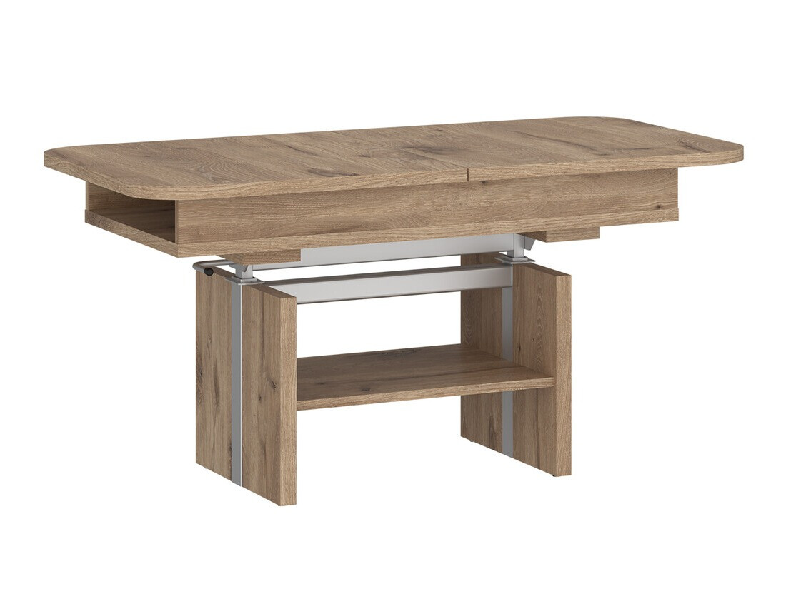 Table basse transformable Ontario 121 (Chêne foncé)