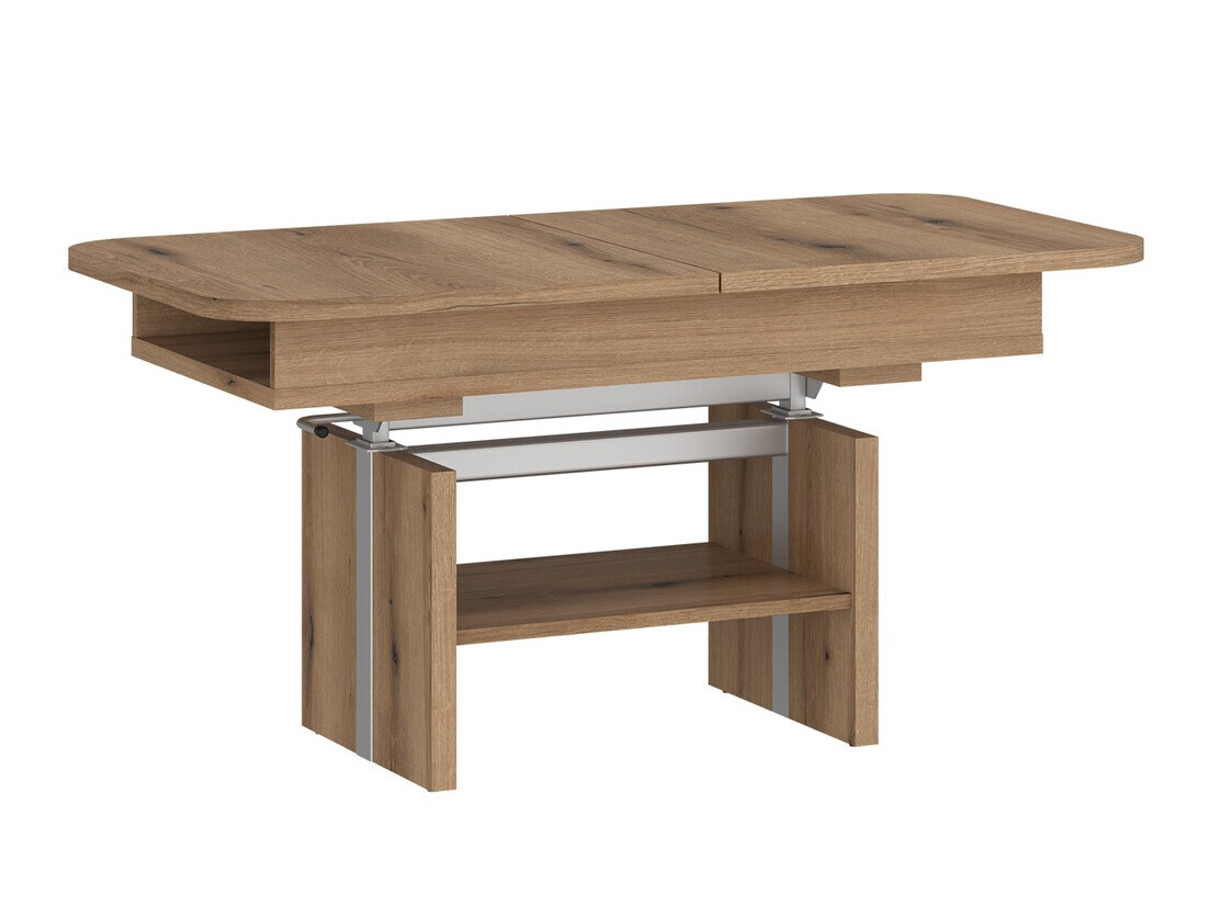 Table basse transformable Ontario 121 (Chêne)