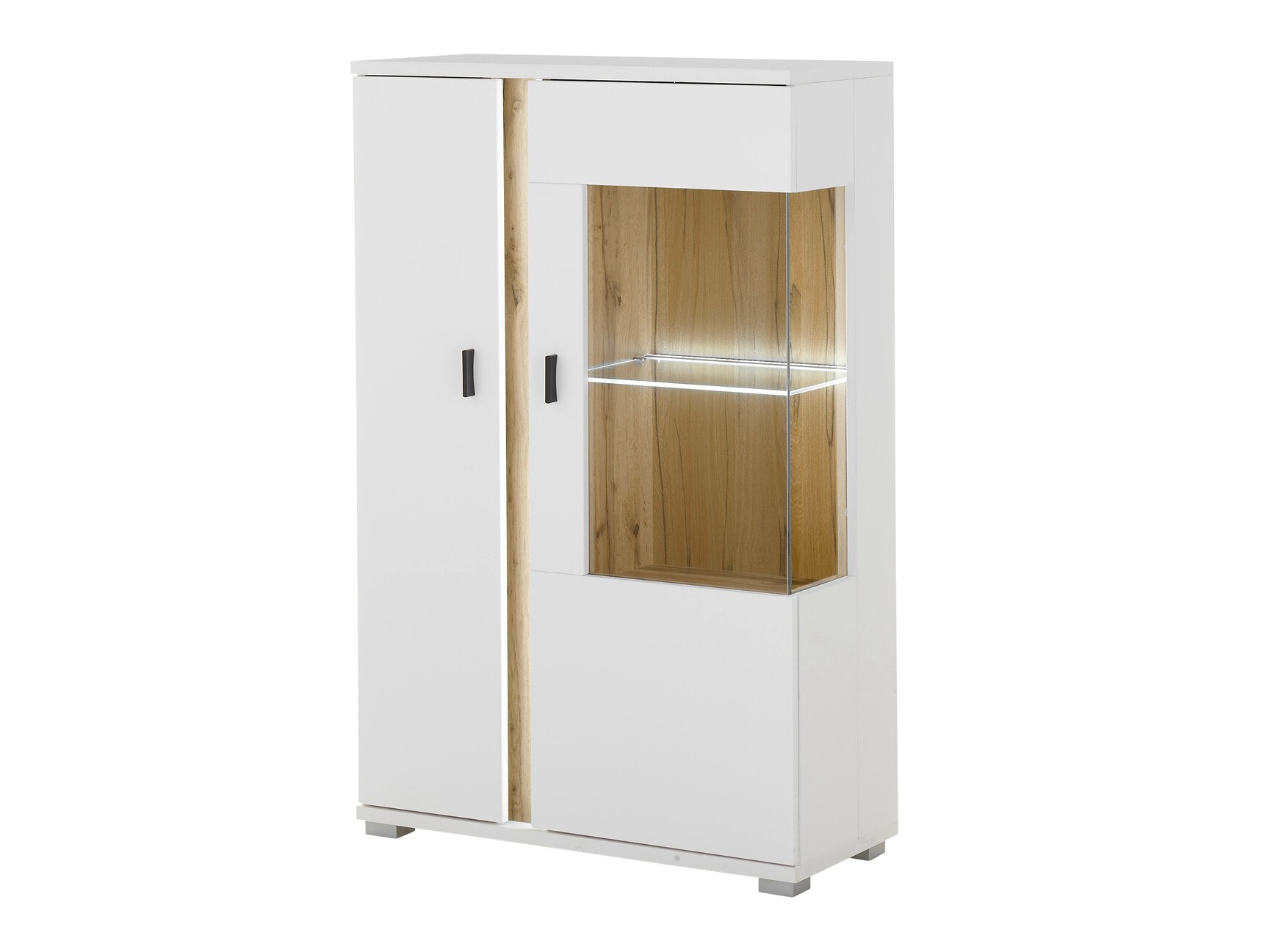Buffet Avimavi 102 (Blanc + Chêne wotan)