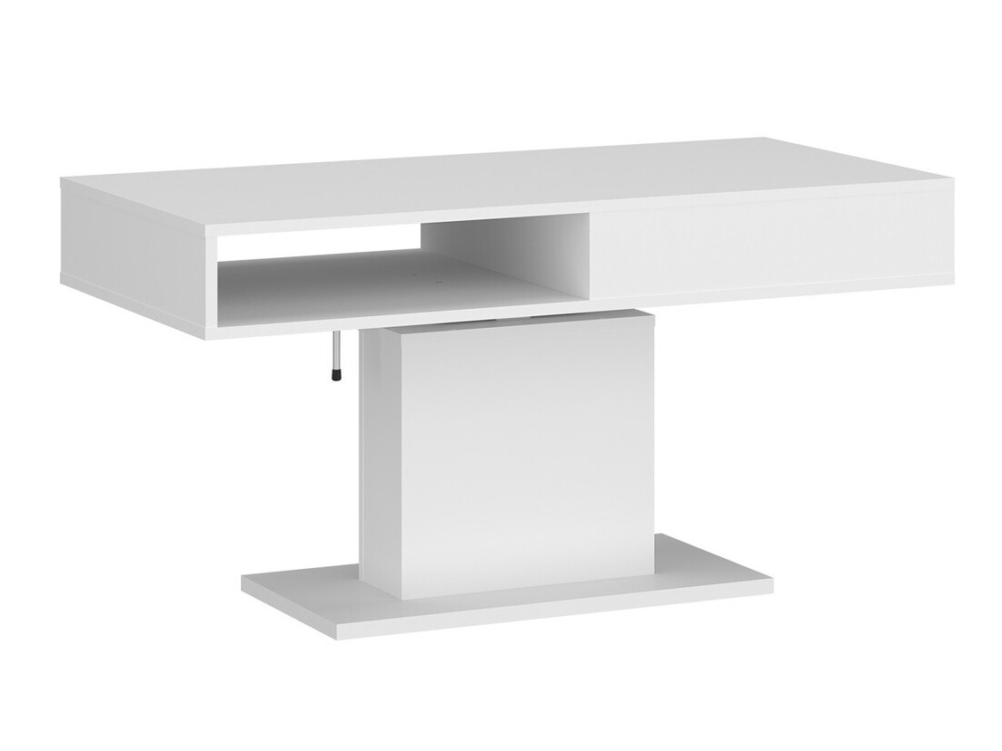 Table basse transformable Ontario 124 (Blanc)