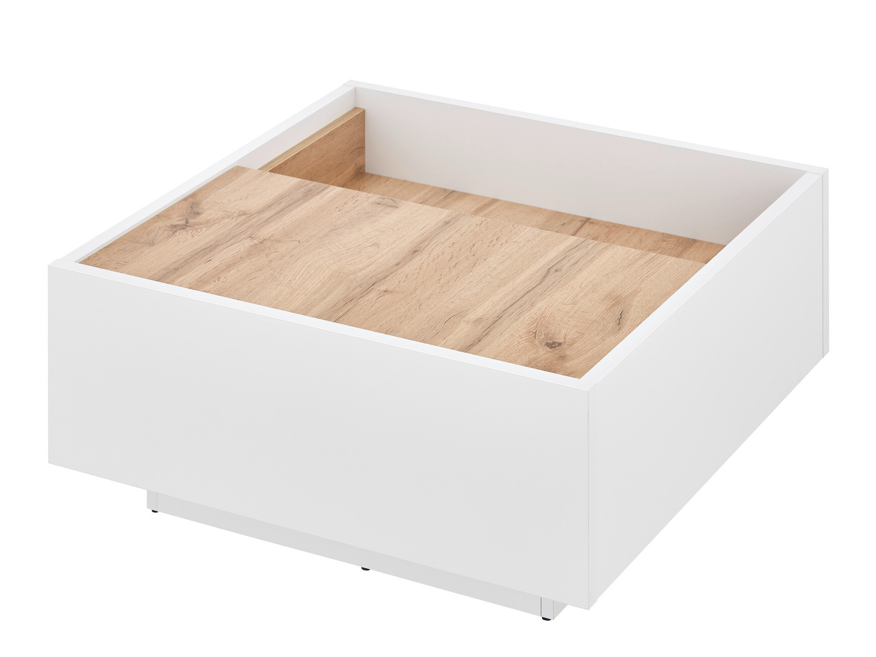 Table basse Avimavi 109 (Blanc + Chêne wotan)