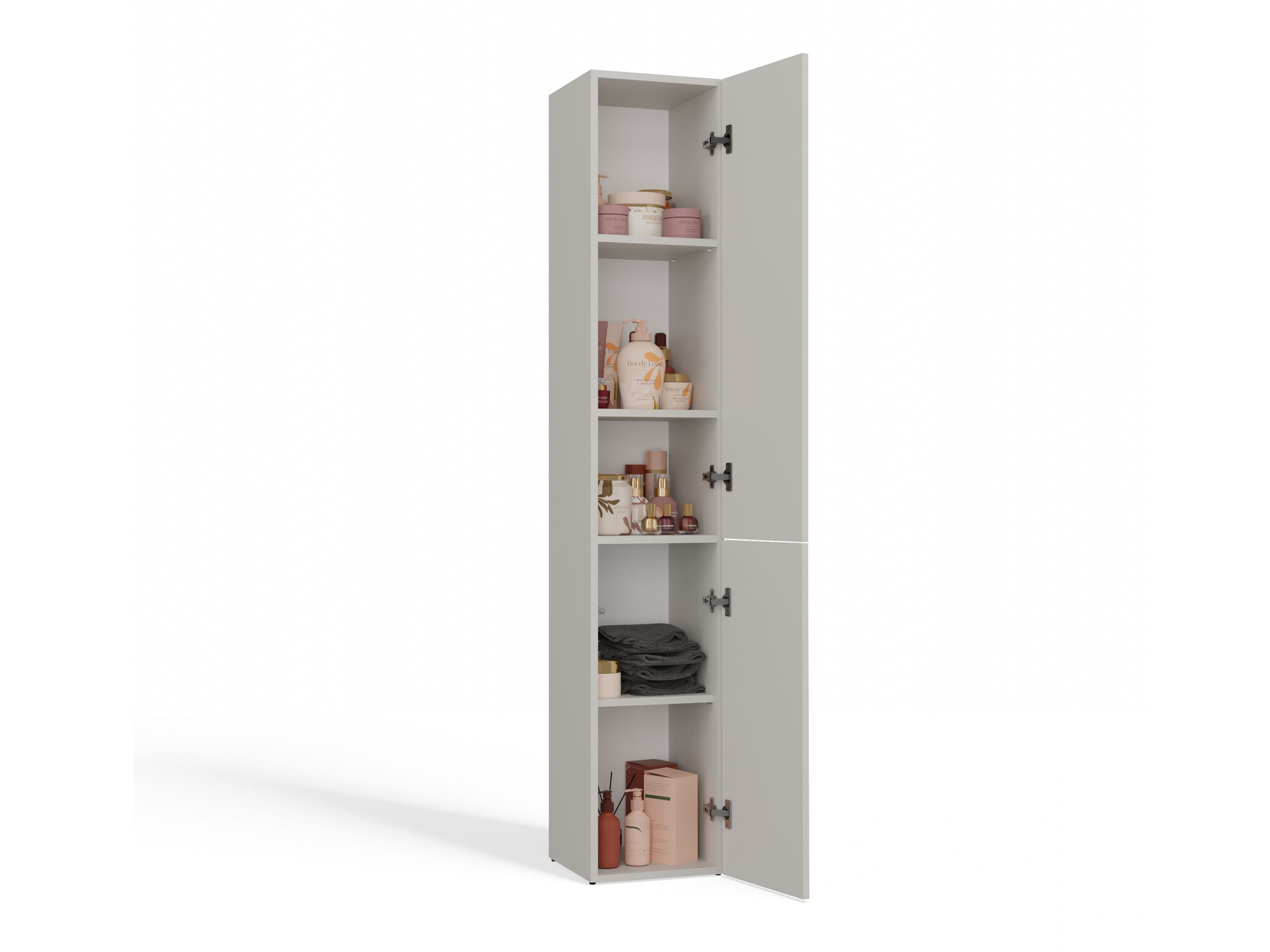 Armoire de bain indépendante Nolmaru 110 (Cachemire)