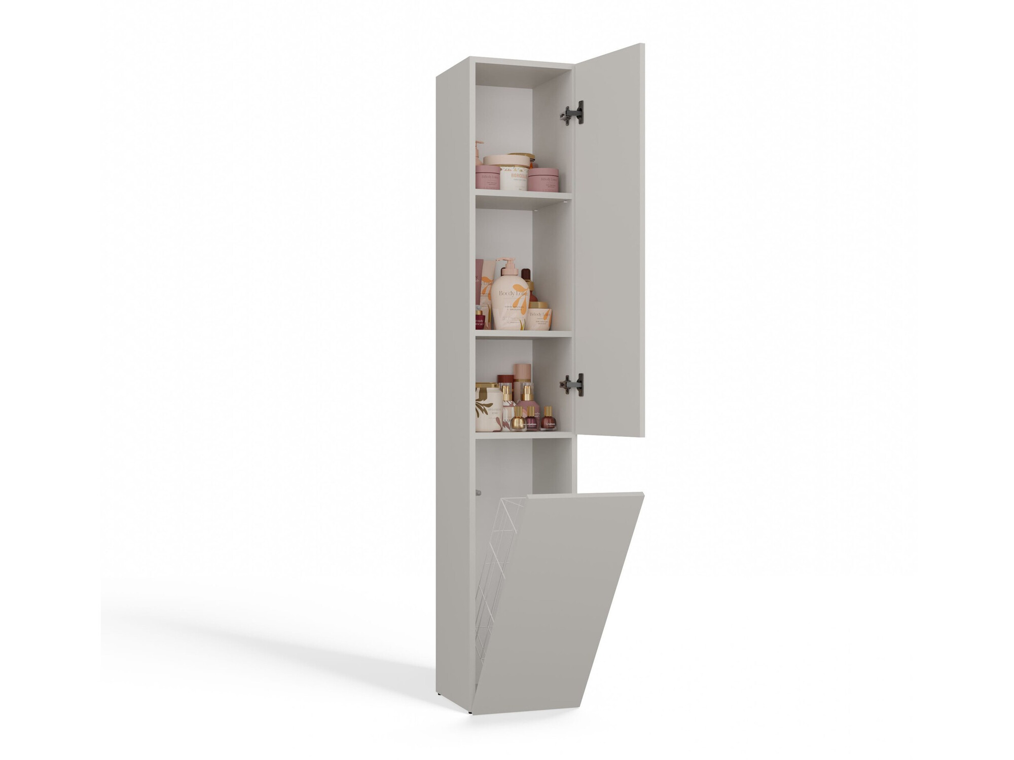 Armoire de bain indépendante Nolmaru 111 (Cachemire)