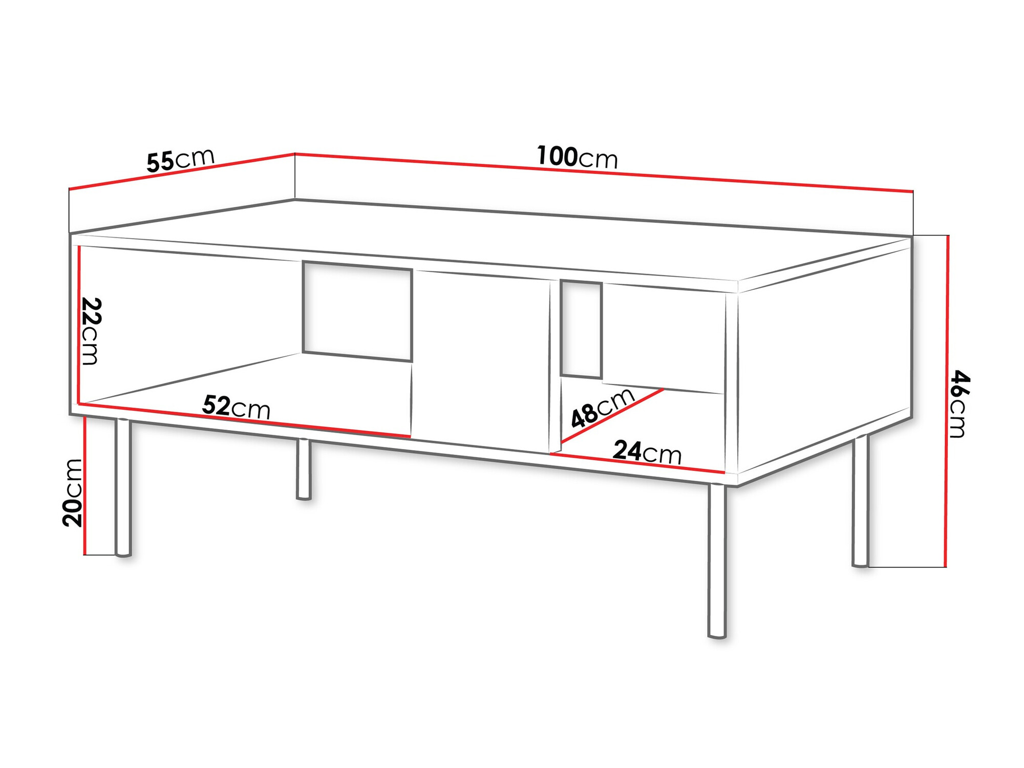 Table basse Melala 102