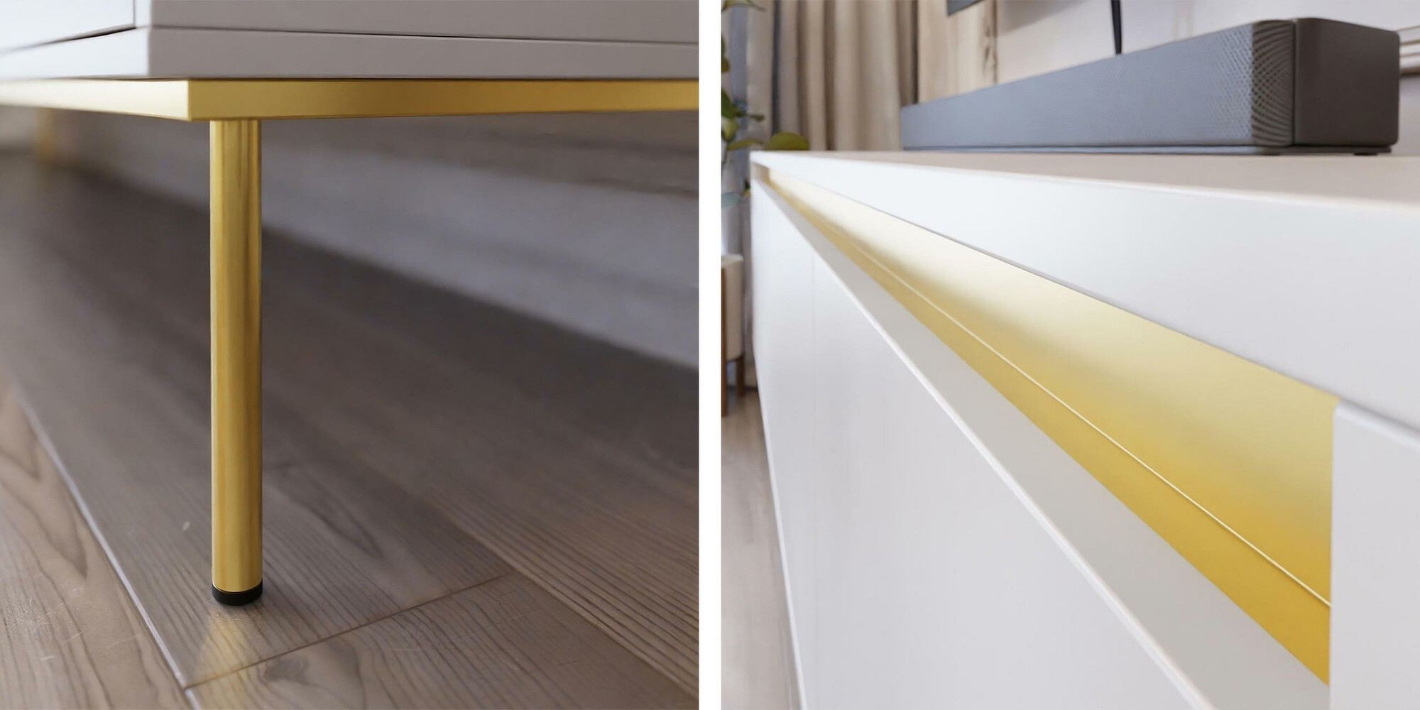 Meuble TV Comfivo Betula (Blanc)